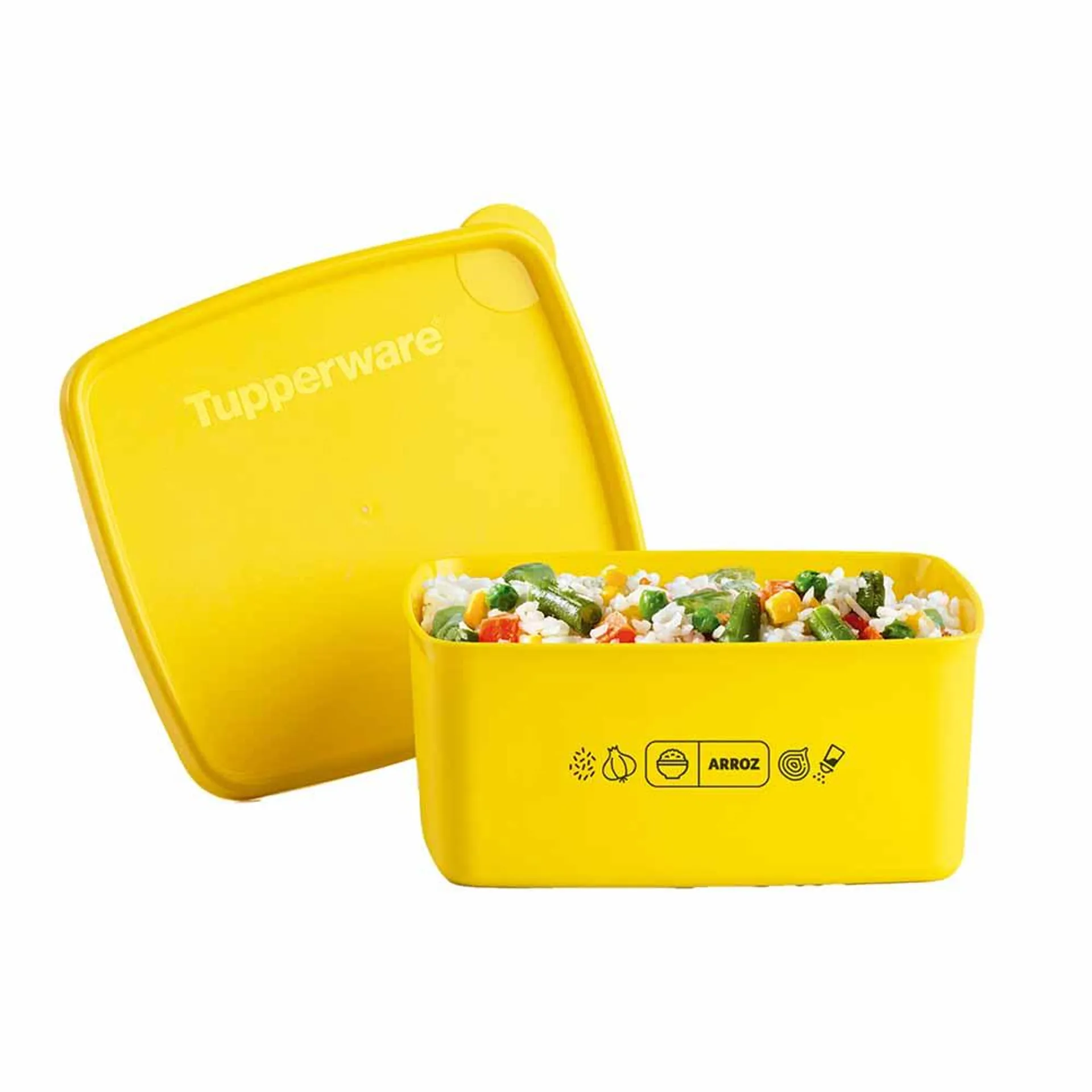 Pote Hermético Jeitosinho Tupperware 400ml Mix Arroz