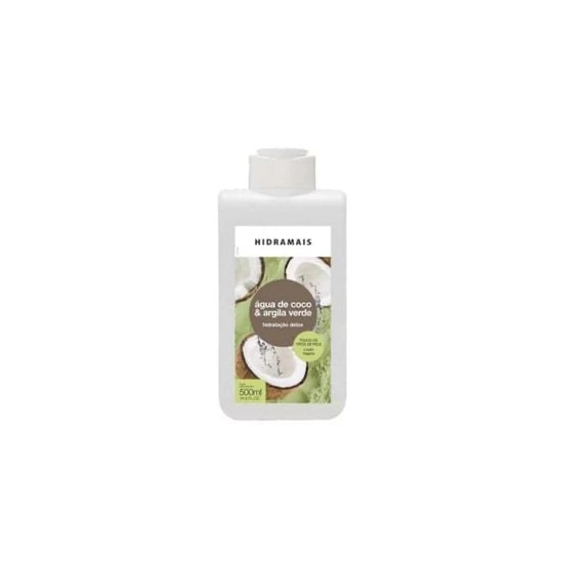 Loção Hidratante Hidramais Coco E Argila Verde 500Ml