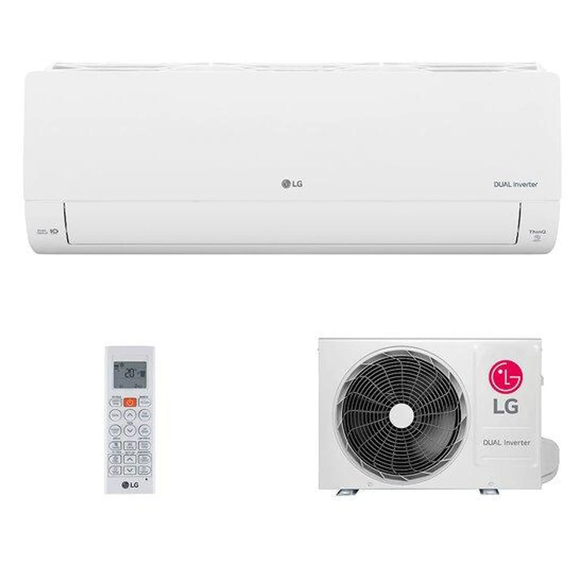 Ar-Condicionado LG Dual Inverter Voice +AI 9000 BTUs Quente/Frio S3NW09AA31C