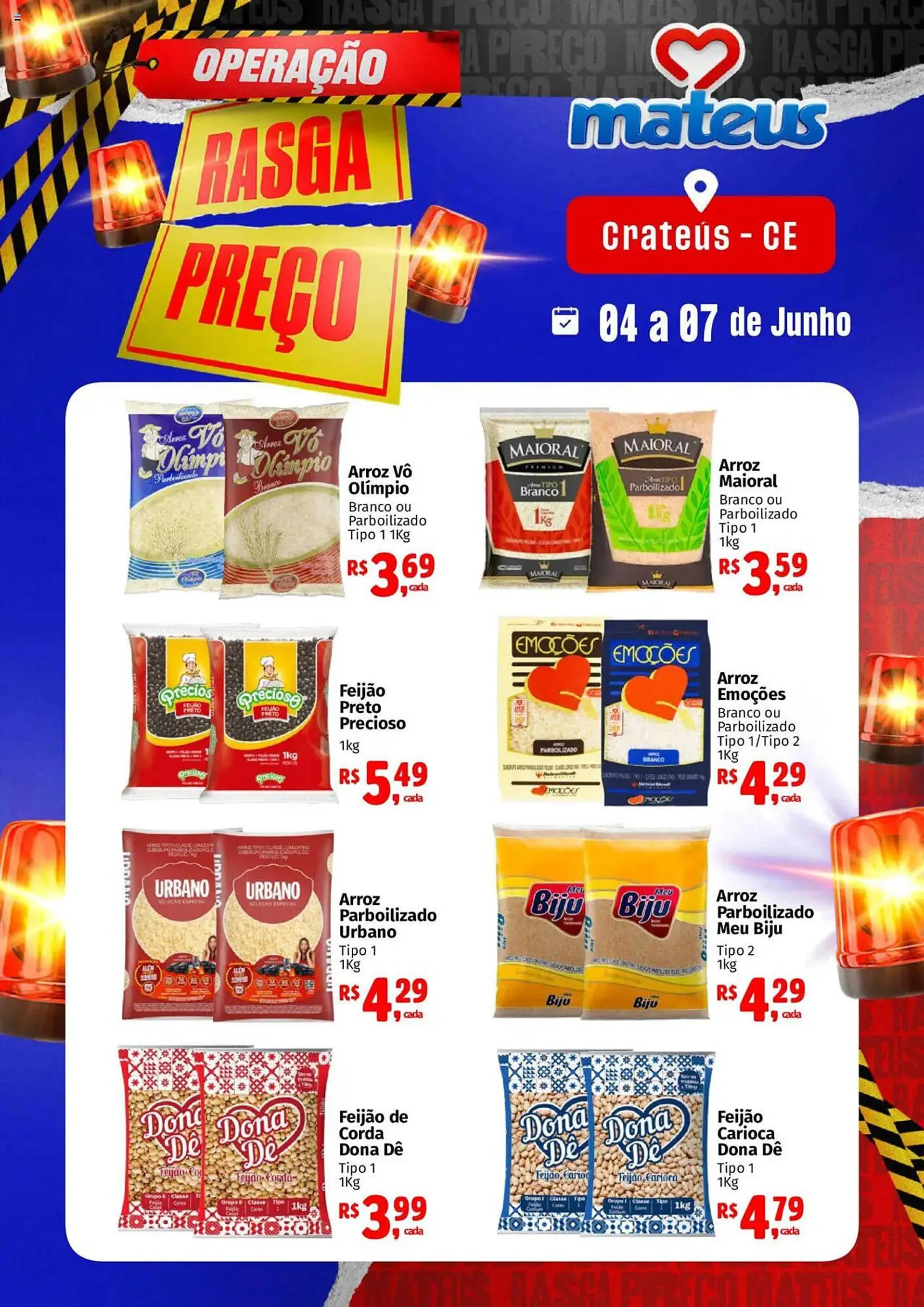 Encarte de Catálogo Supermercados Mateus 4 de junho até 7 de junho 2025 - Pagina 1
