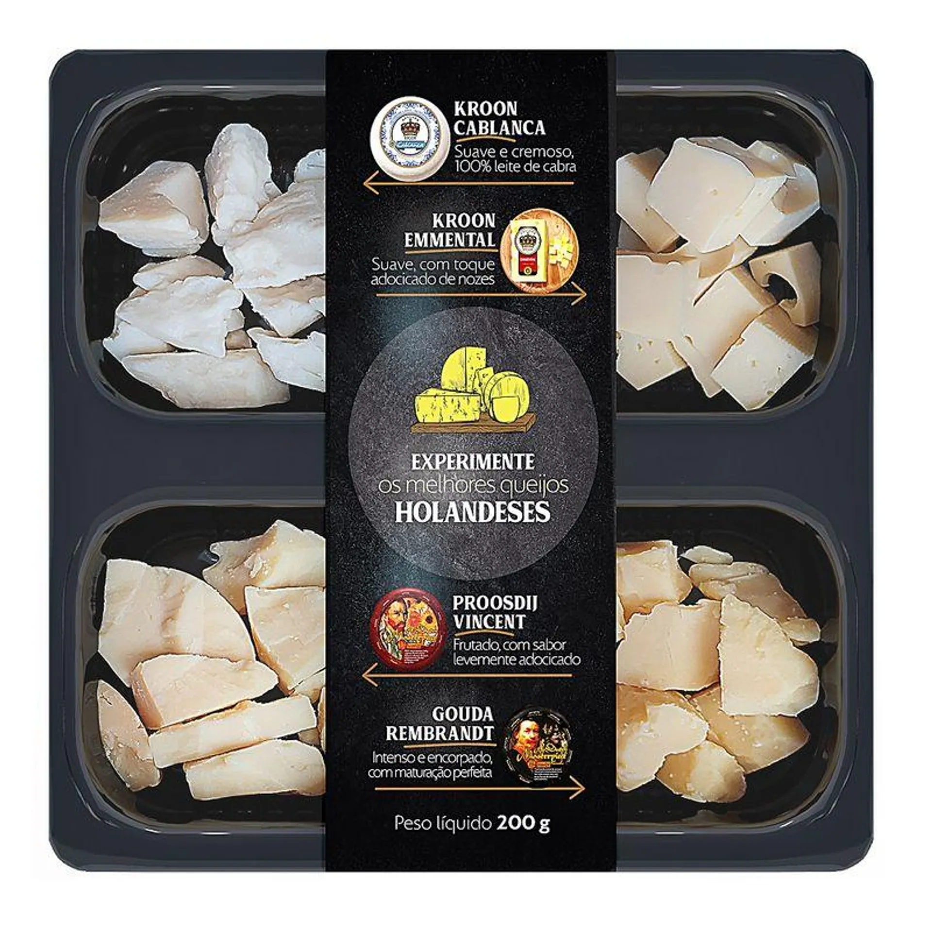 Kit Queijo Ouro Kroon 200g