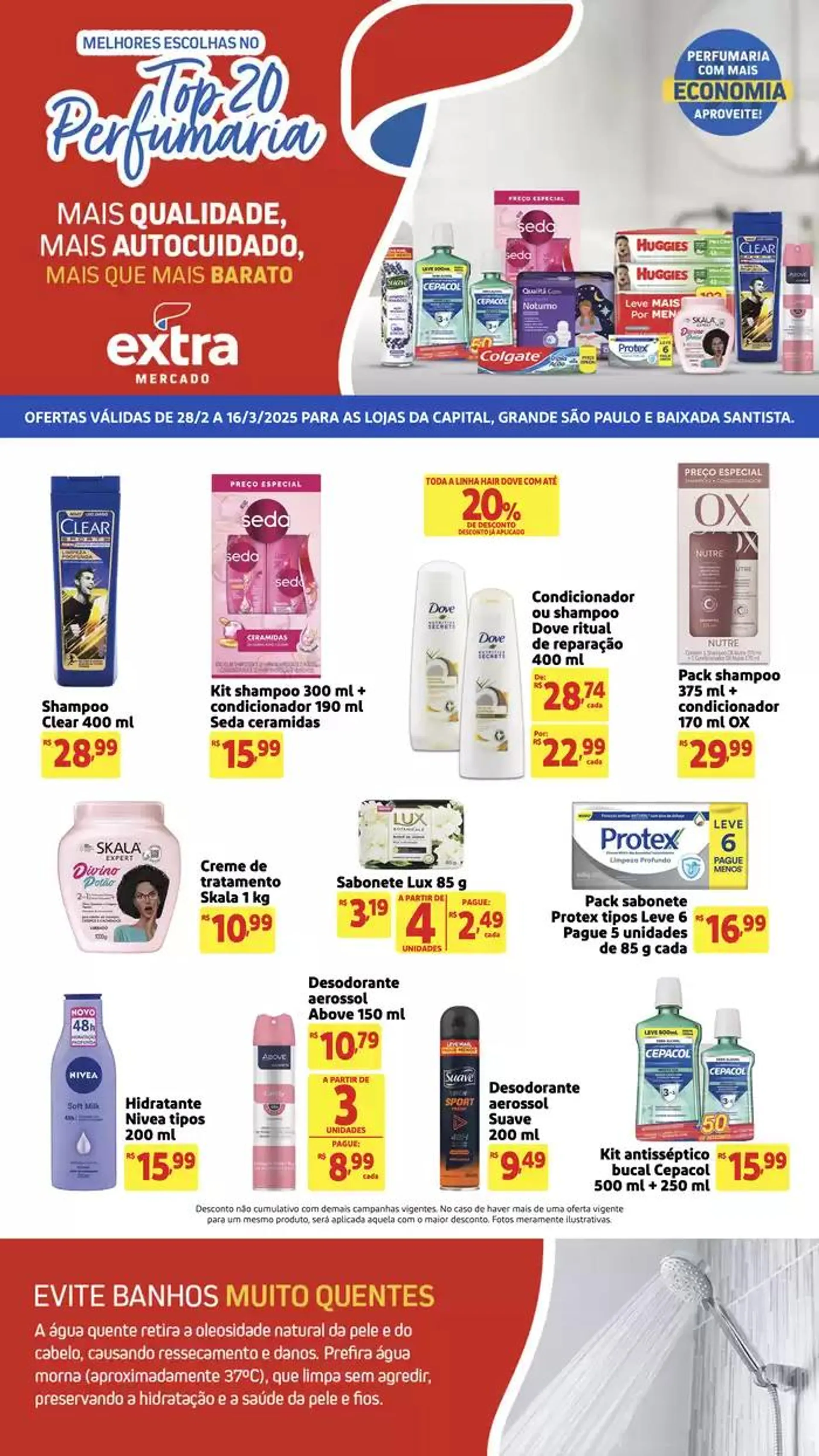Encarte de Folheto Extra 28 de fevereiro até 16 de março 2025 - Pagina 1