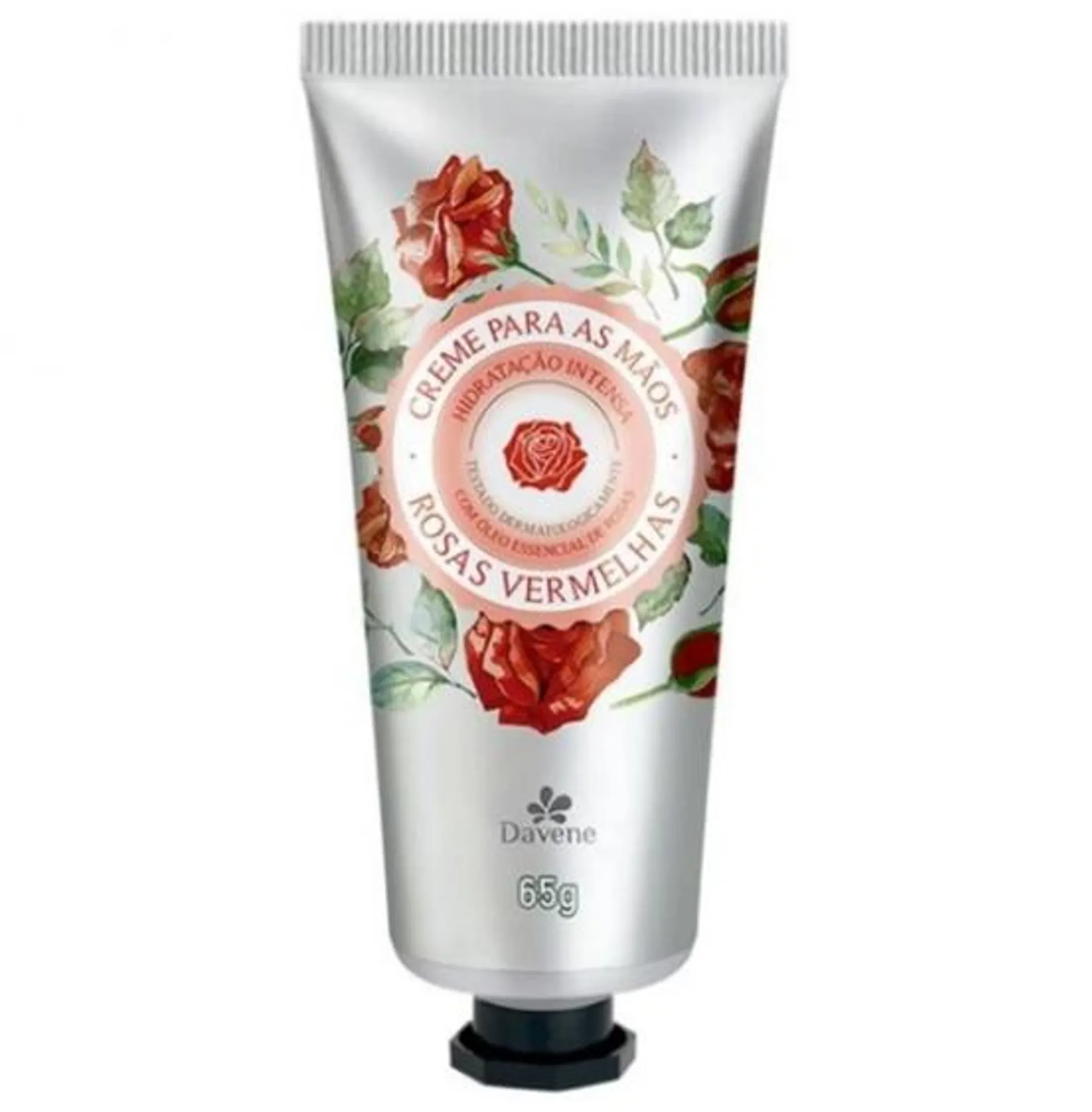 Creme Mãos Davene Rosas Vermelha 65gr