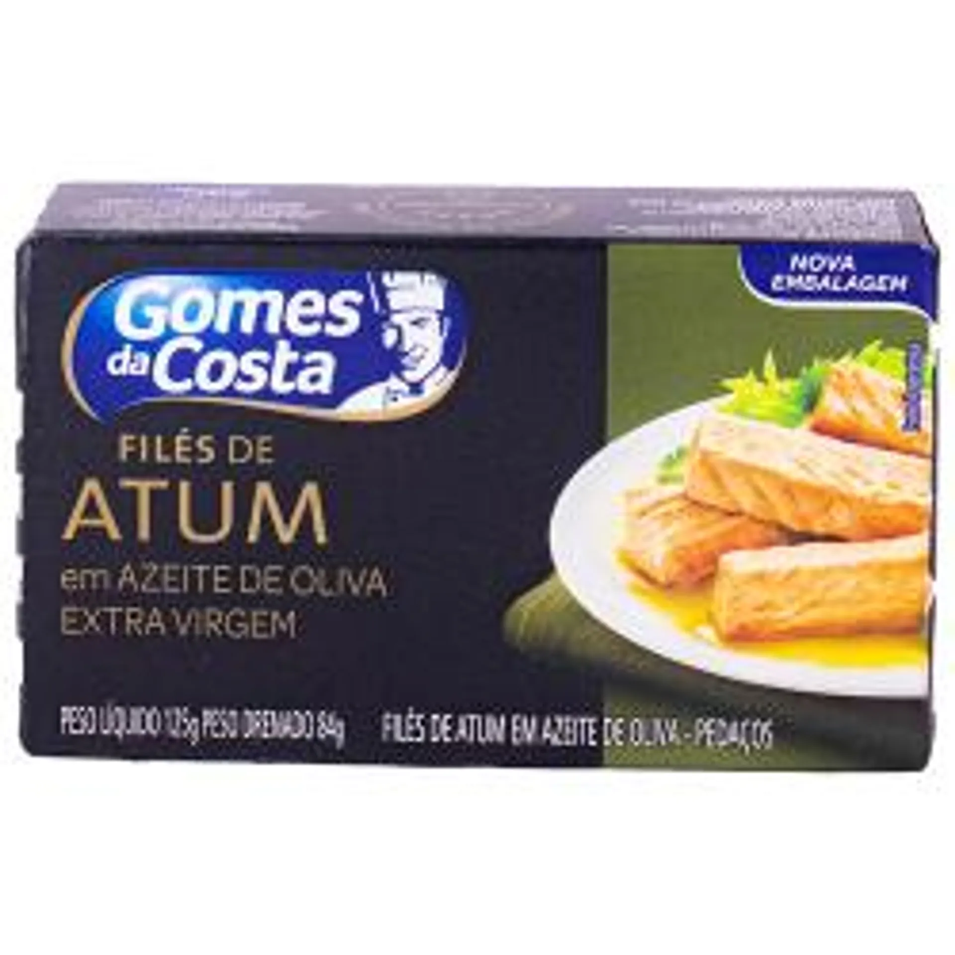 File Atum Gomes Costa Com Azeite 125gr