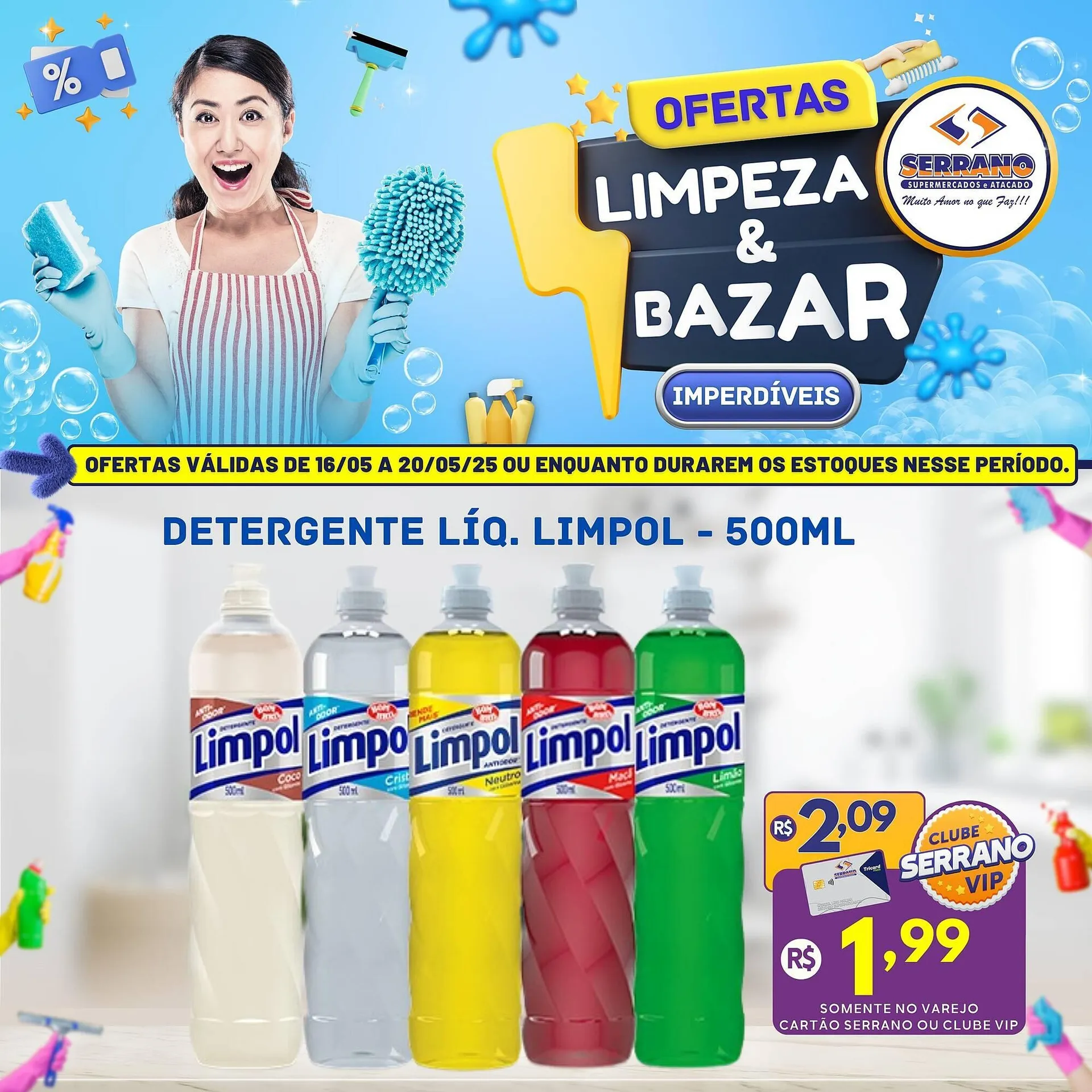 Encarte de Catálogo Serrano Supermercado 19 de maio até 20 de maio 2025 - Pagina 1