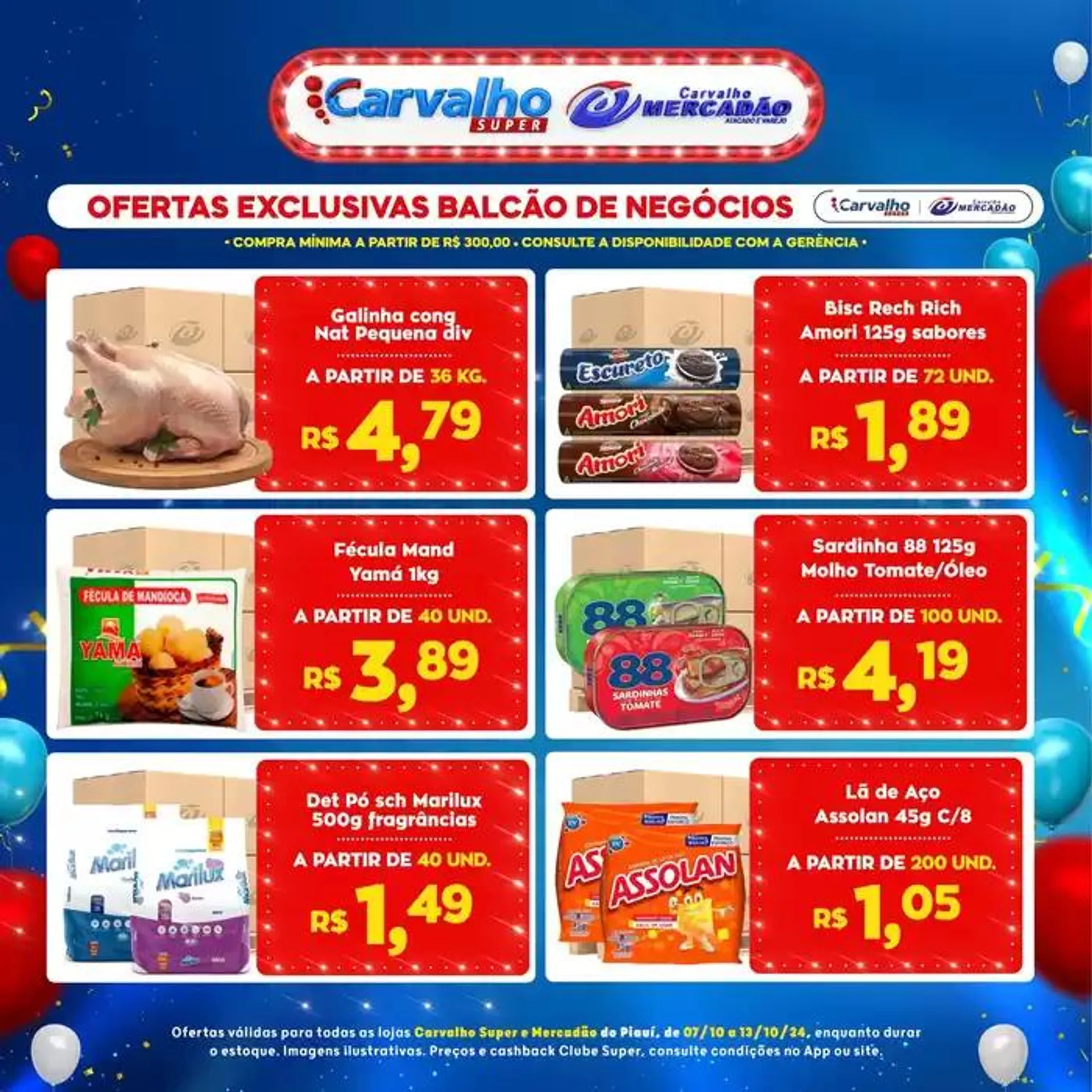 Encarte de Aniversário Carvalho Supermercado 7 de outubro até 31 de outubro 2024 - Pagina 5