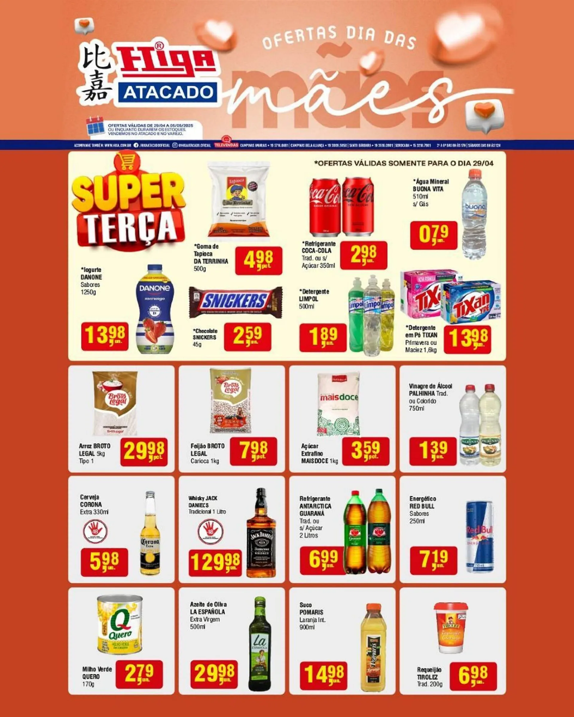 Encarte de Catálogo Higa Atacado 29 de abril até 5 de maio 2025 - Pagina 1