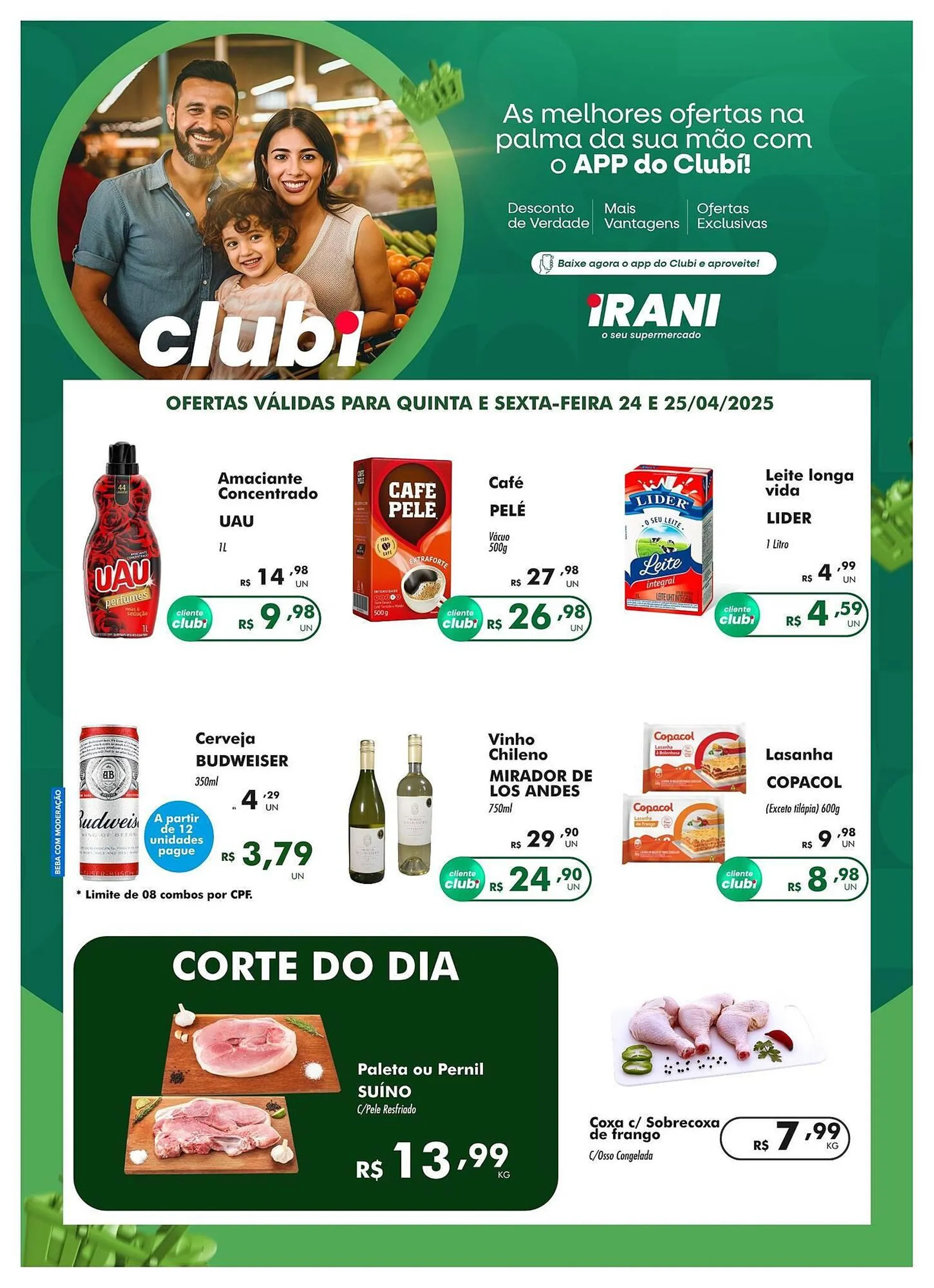Encarte de Catálogo Irani Supermercados 24 de abril até 25 de abril 2025 - Pagina 2