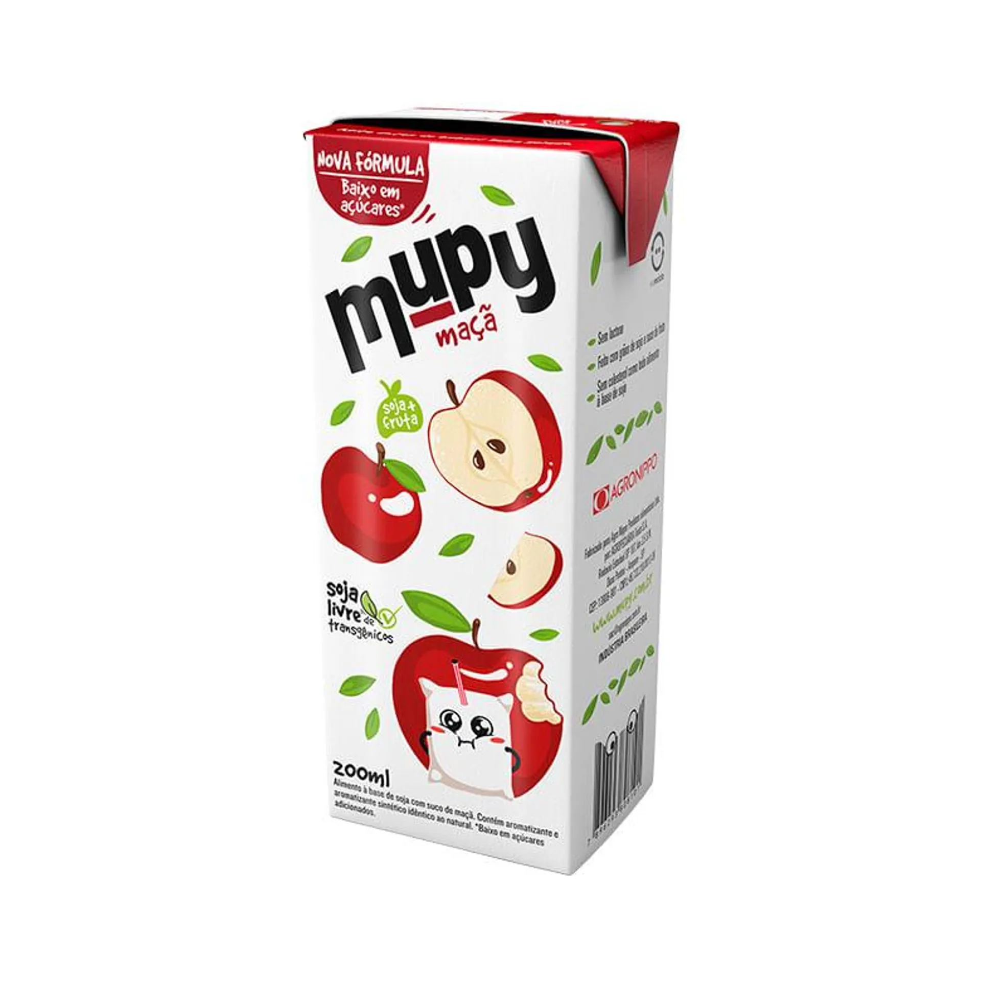 Bebida de Soja Mupy Maçã 200ml