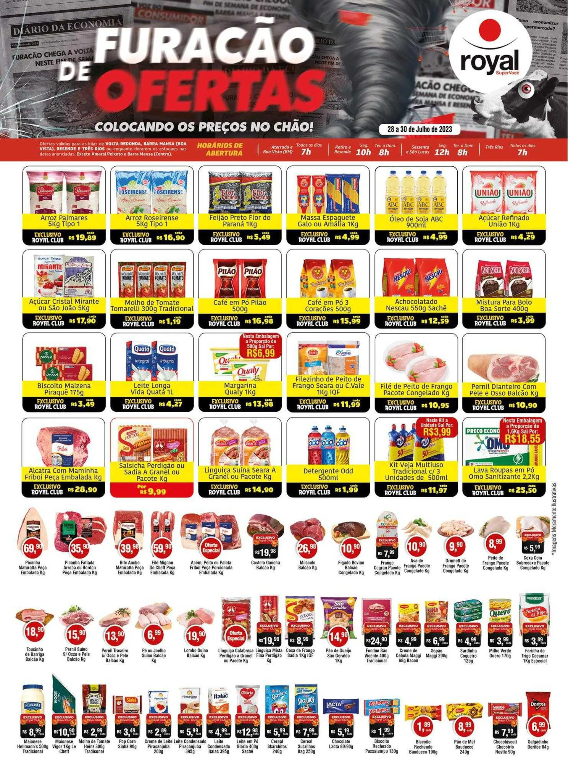 Encarte de Royal Supermercados Ofertas 28 de julho até 30 de julho 2023 - Pagina 2