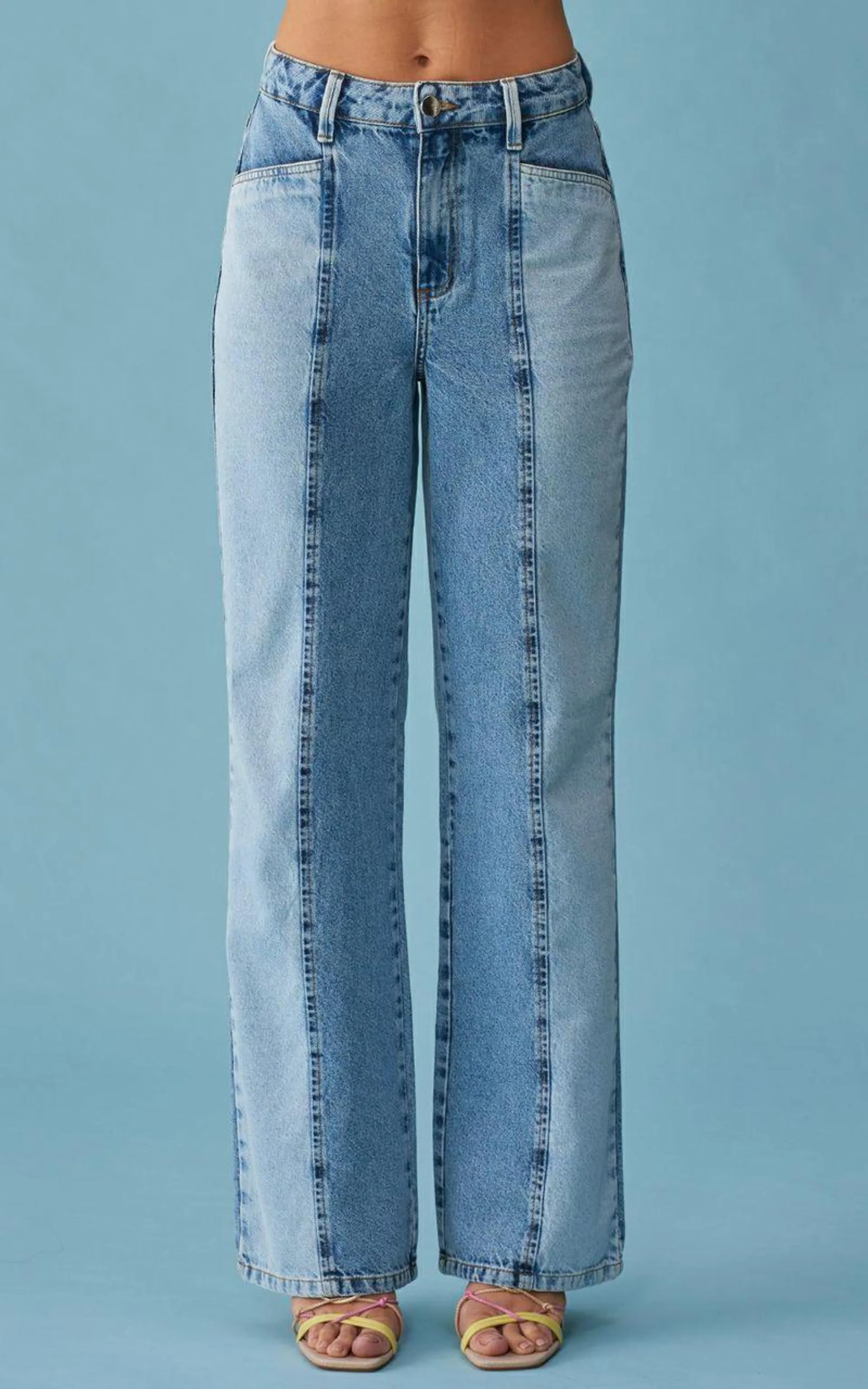 Calça Jeans Feminina Wide Leg - INDIGO