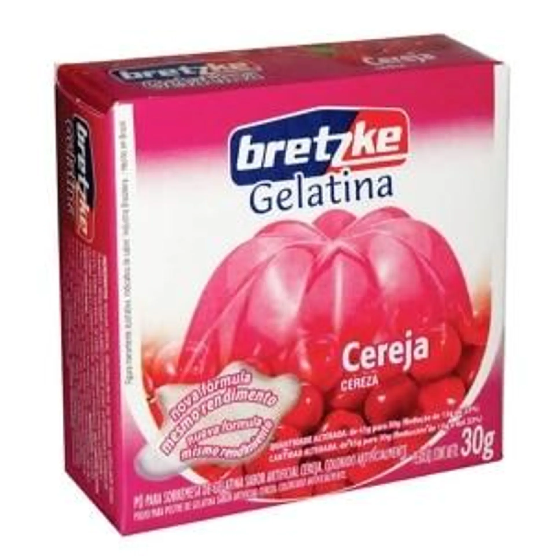 Gelatina em Pó de Cereja Bretzke 30g