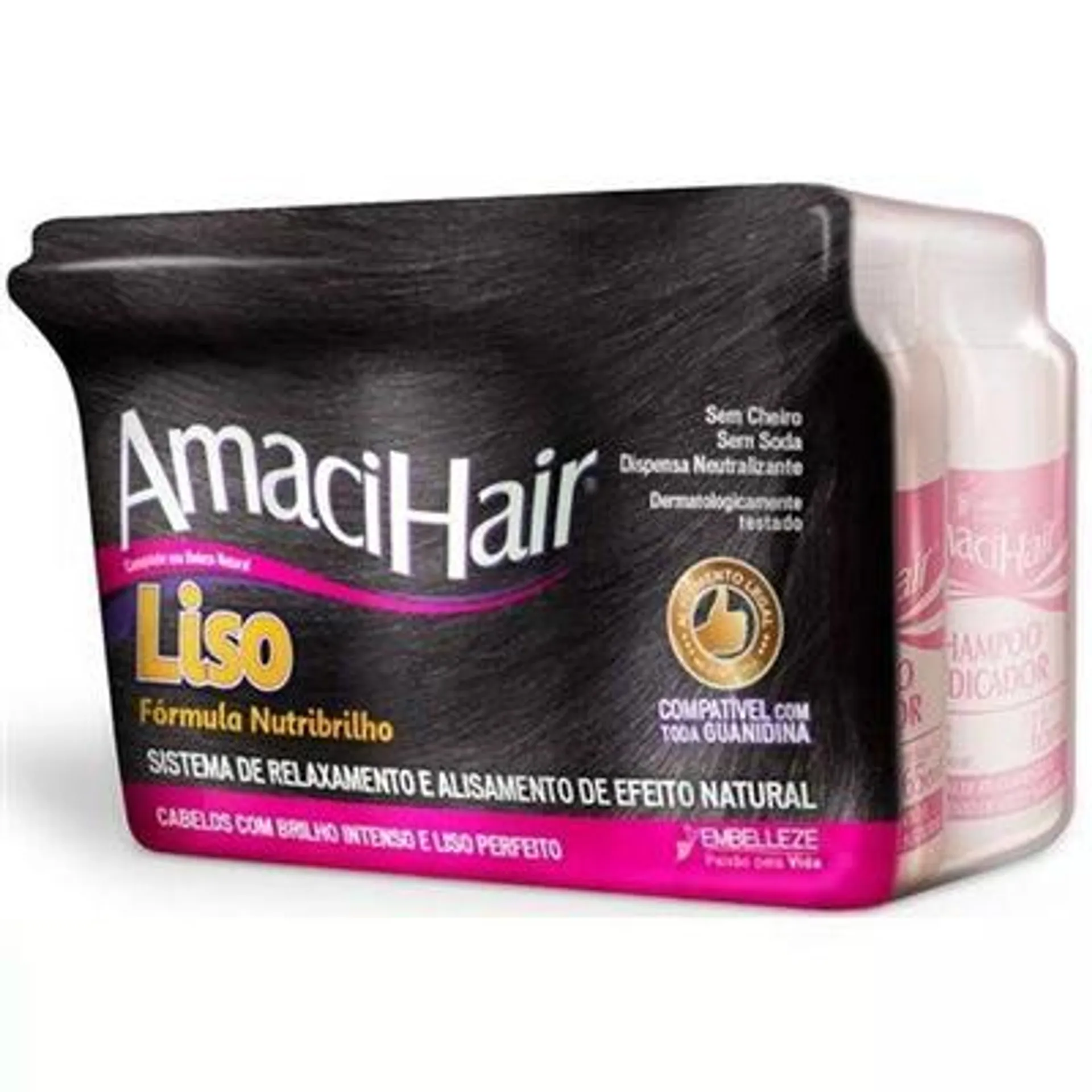 Creme Alisante Amacihair Liso 220g