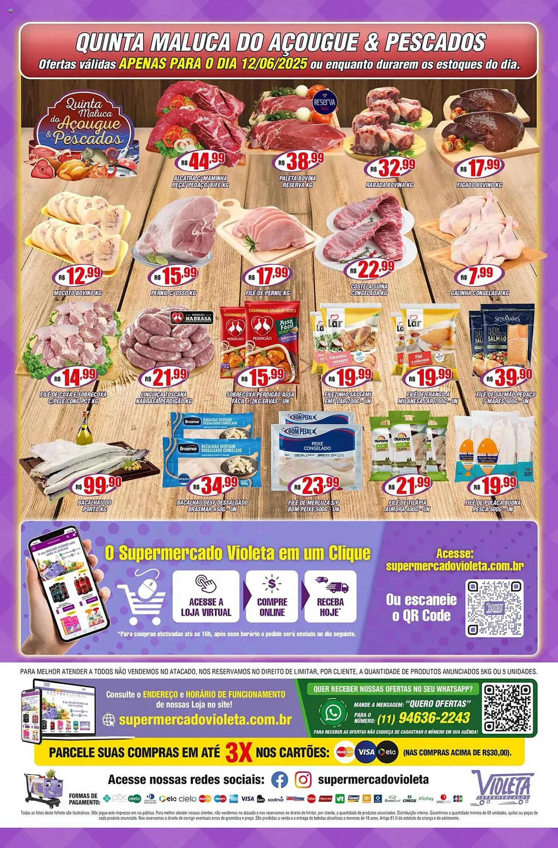 Encarte de Catálogo Violeta Supermercados 10 de junho até 13 de junho 2025 - Pagina 4