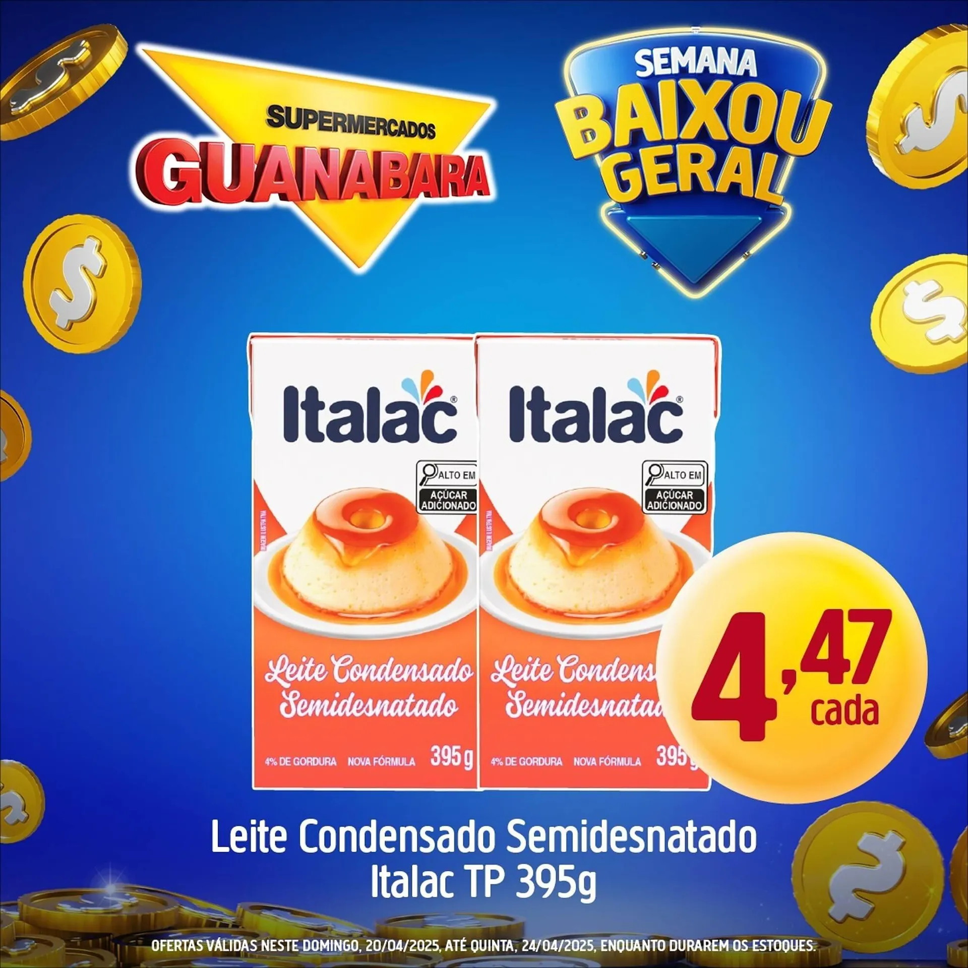 Encarte de Catálogo Supermercados Guanabara 21 de abril até 24 de abril 2025 - Pagina 5