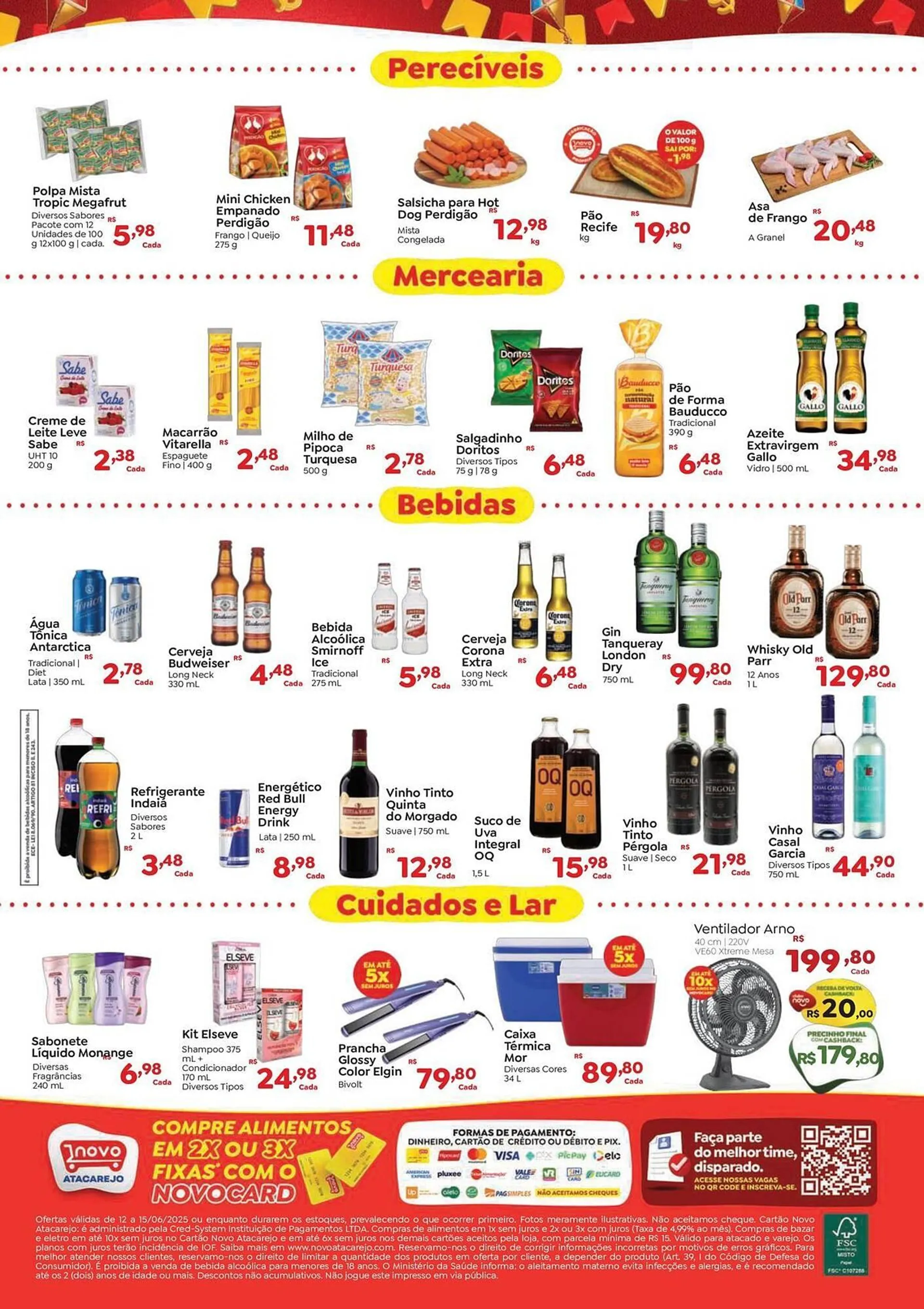 Encarte de Catálogo Novo Atacarejo 12 de junho até 15 de junho 2025 - Pagina 2