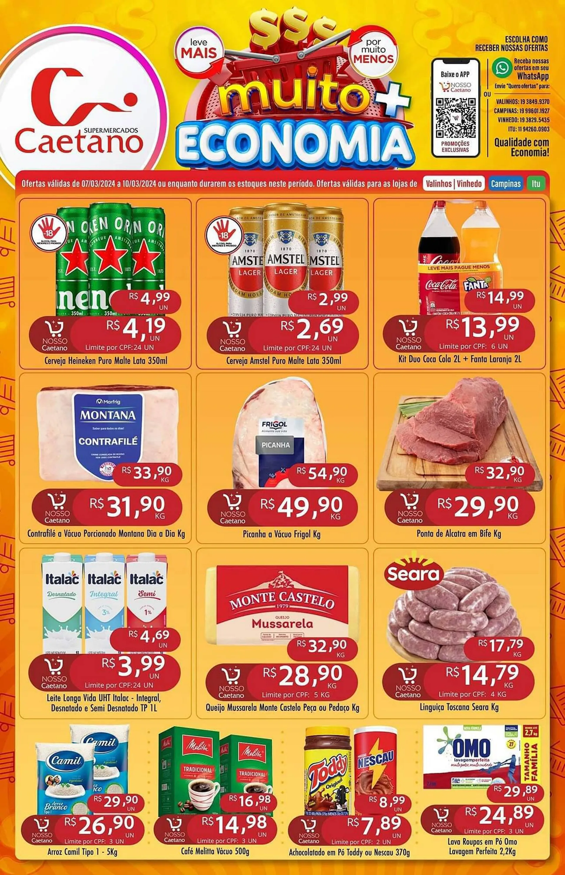 Encarte de Catálogo Supermercados Caetano 7 de março até 10 de março 2024 - Pagina 