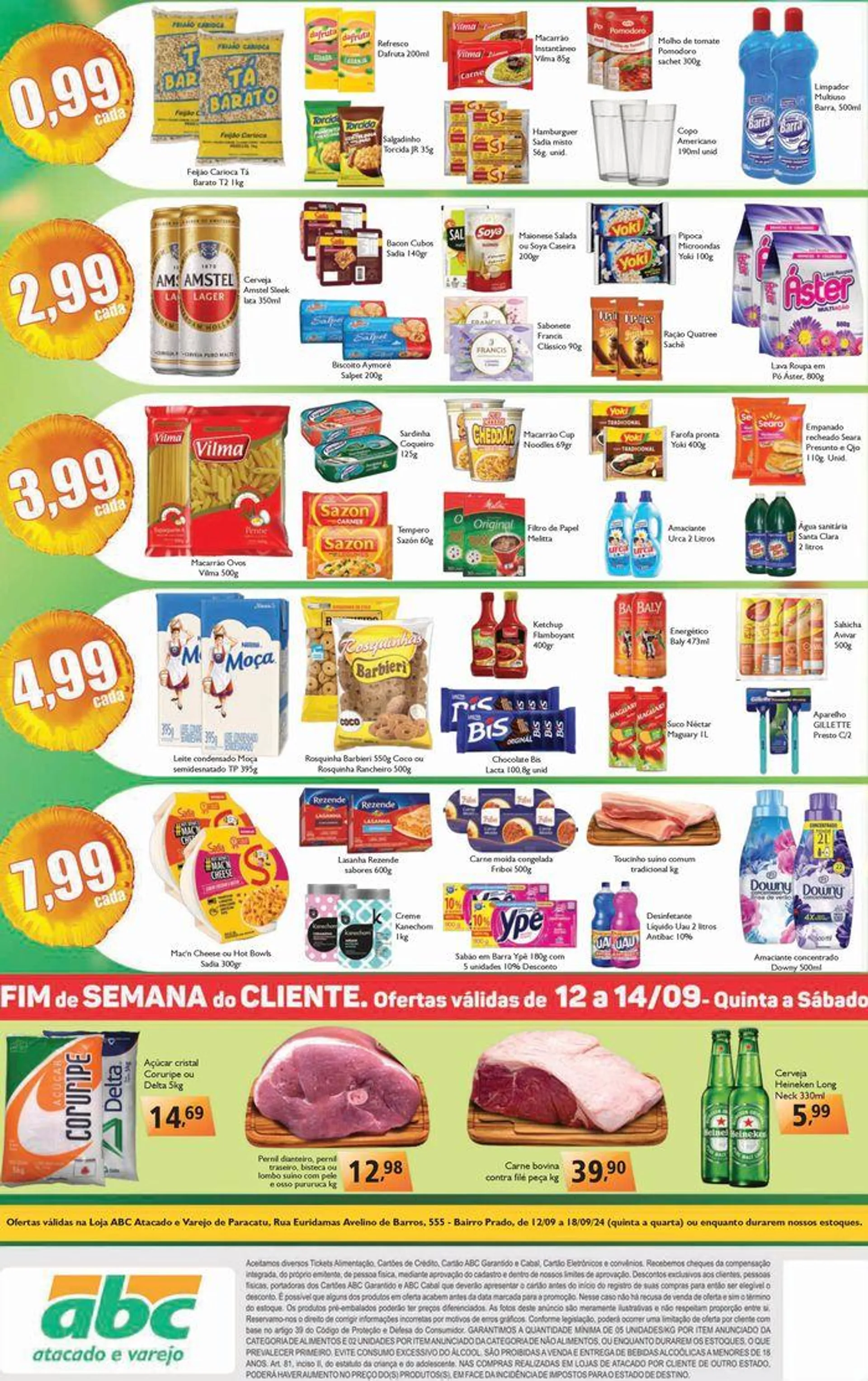 Encarte de Supermercados ABC Oferta Semanal Atacados - Paracatu 12 de setembro até 18 de setembro 2024 - Pagina 2