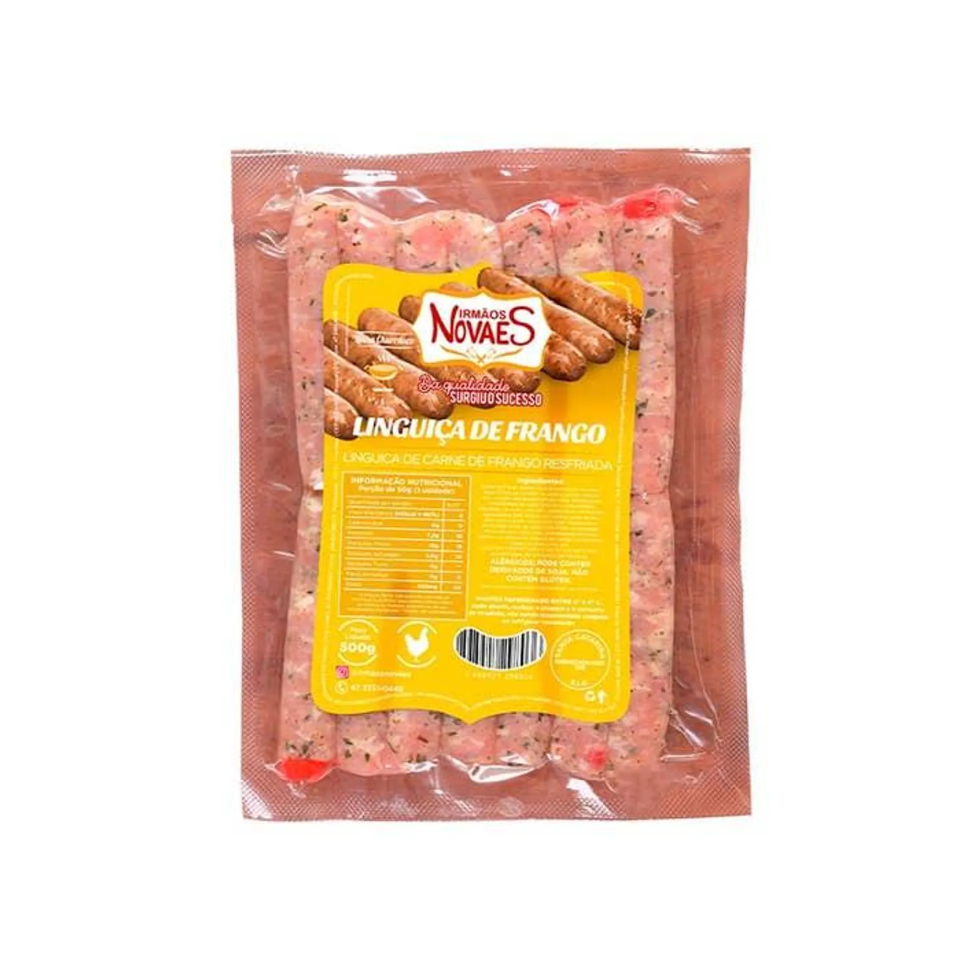 Linguiça Novaes Premium Frango Resfriada 500g