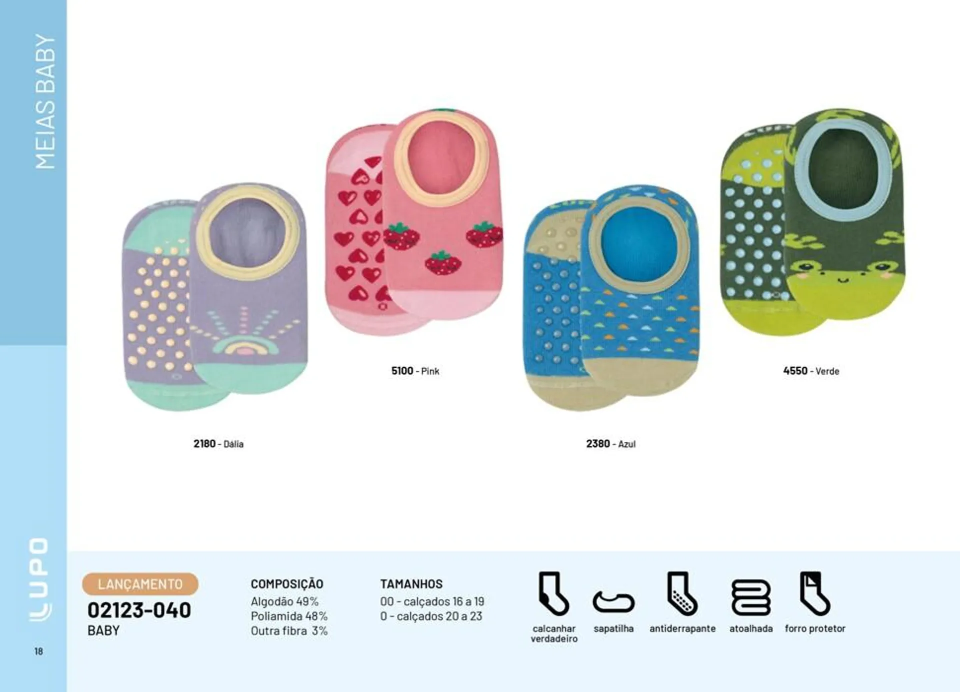 Encarte de Catálogo Meias Baby Verão 2023/24 28 de julho até 31 de dezembro 2024 - Pagina 18