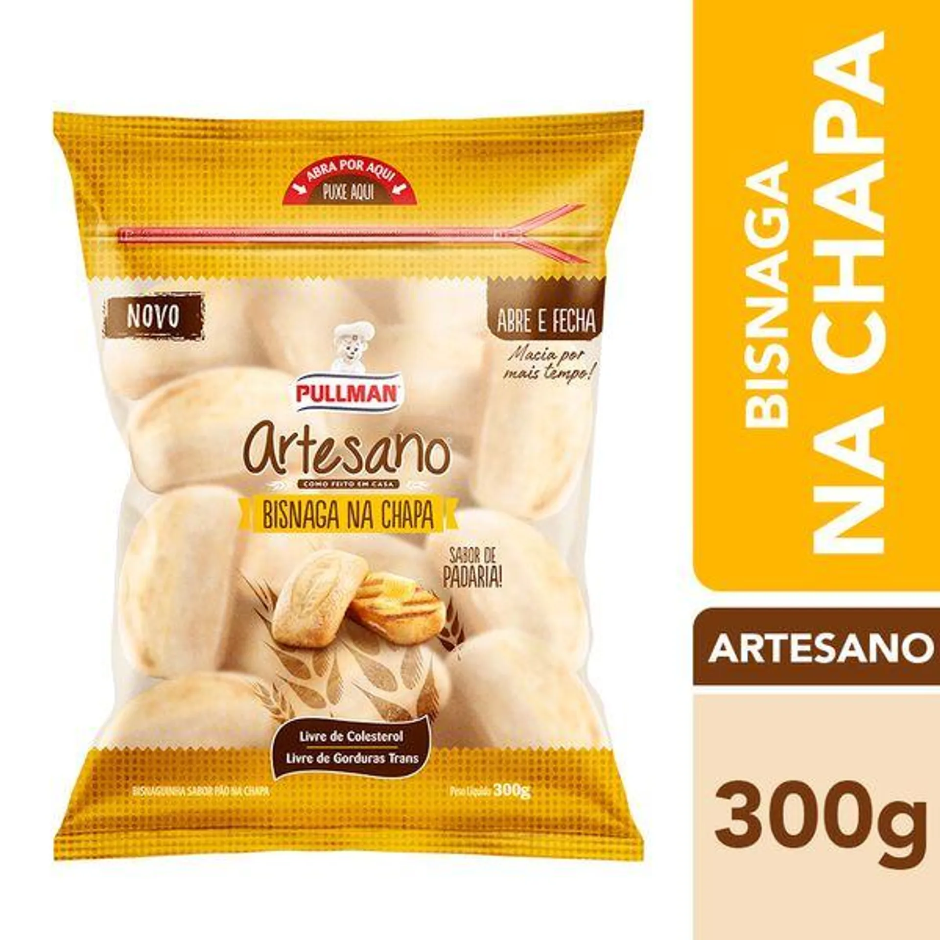 BISNAGA SABOR PÃO NA CHAPA PULLMAN ARTESANO