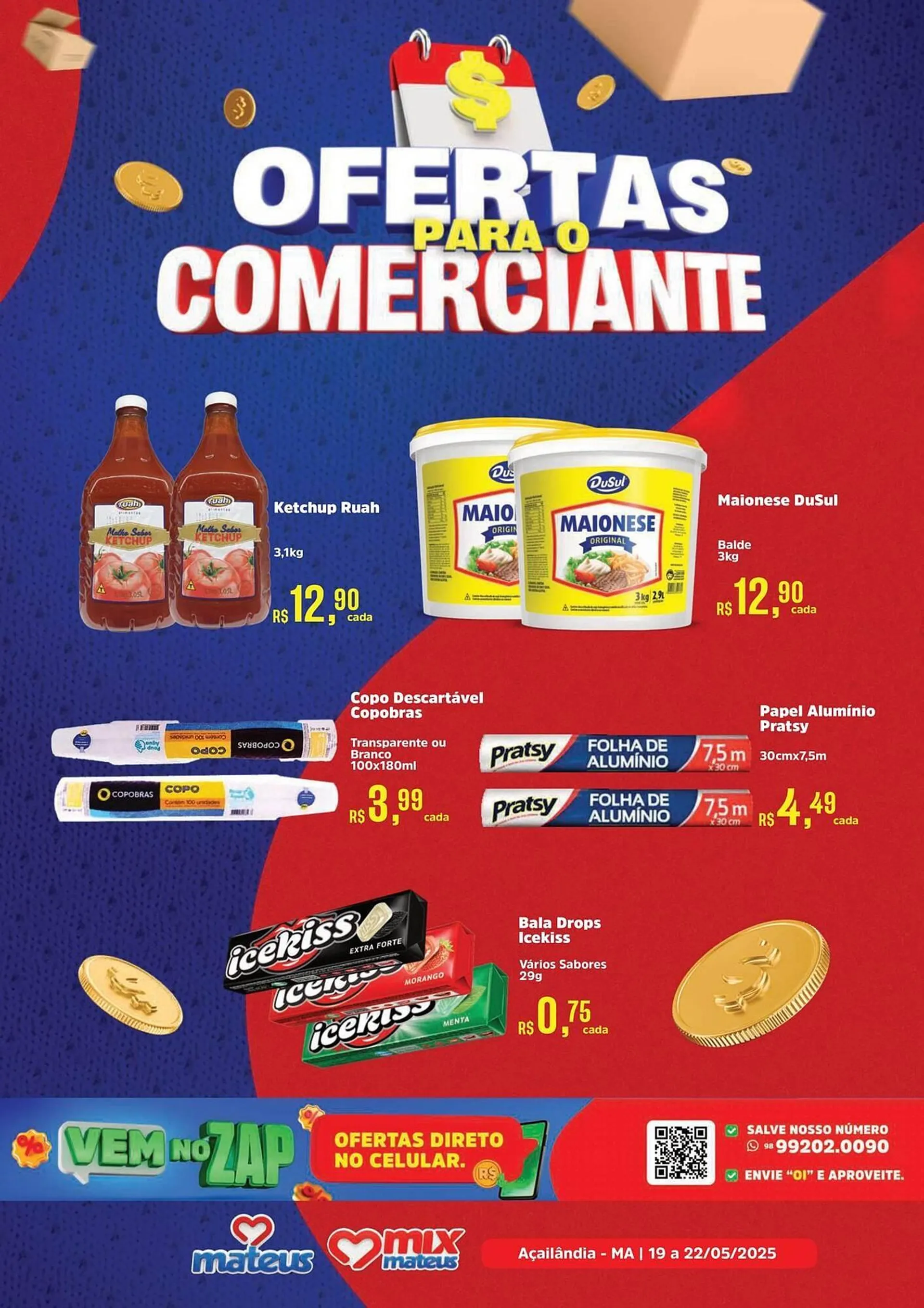 Encarte de Catálogo Supermercados Mateus 19 de maio até 22 de maio 2025 - Pagina 3
