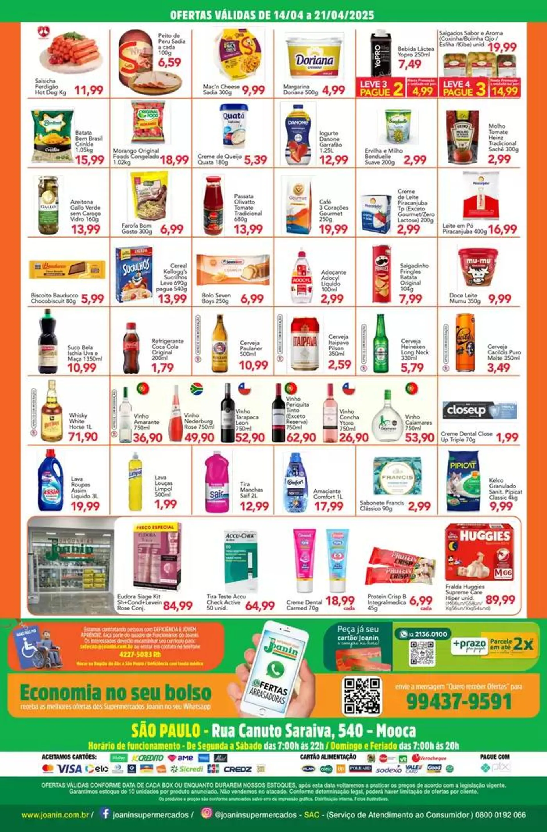 Encarte de Encarte Supermercados Joanin 17 de abril até 21 de abril 2025 - Pagina 2