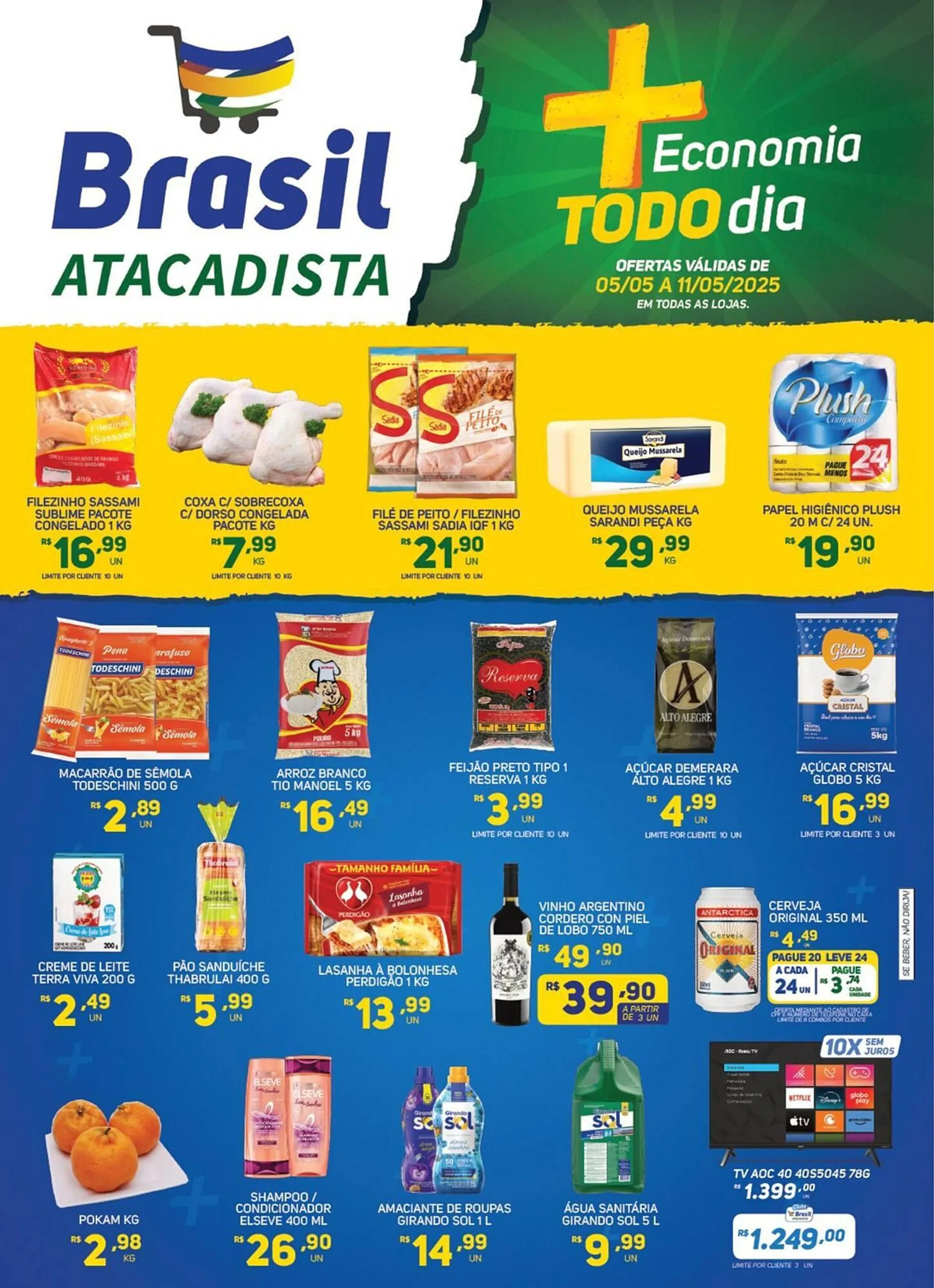 Encarte de Catálogo Brasil Atacadista 5 de maio até 13 de maio 2025 - Pagina 1