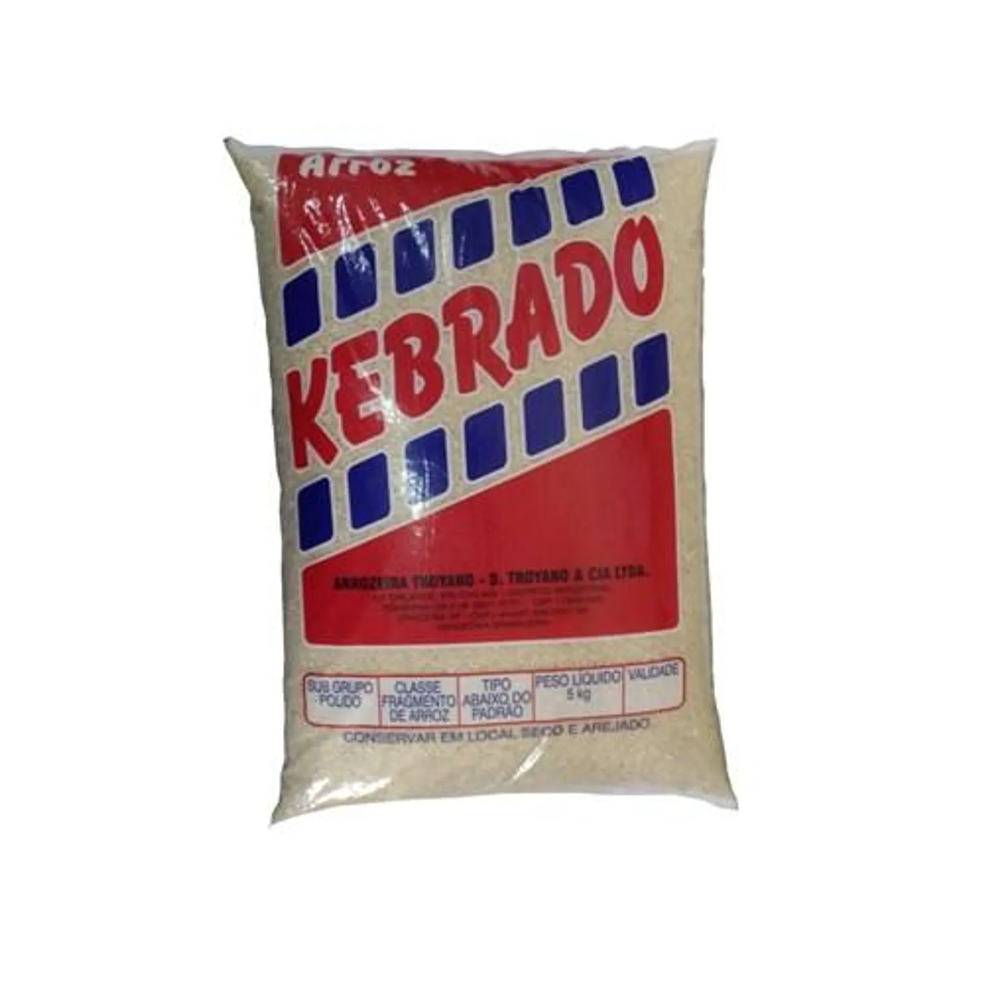 Arroz Kebrado Tipo 1 Pacote 5Kg