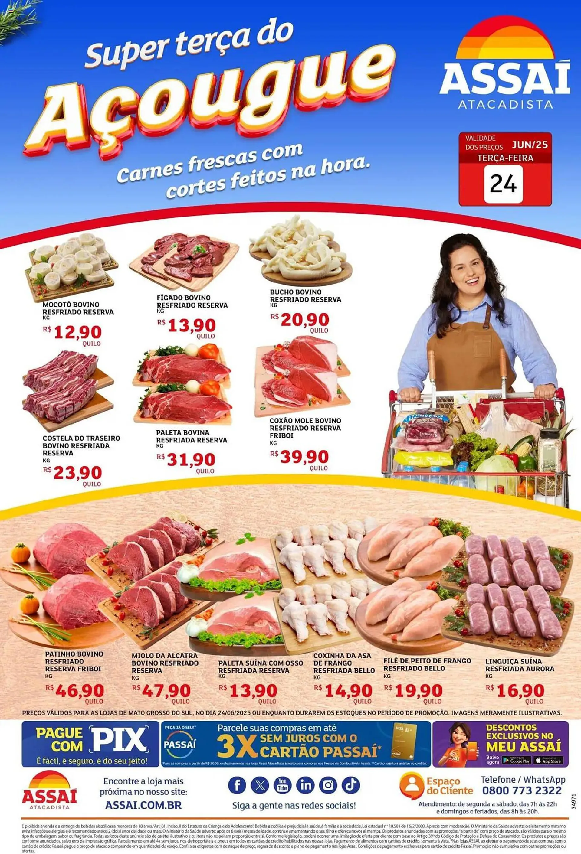 Encarte de Catálogo Assaí Atacadista 24 de junho até 25 de junho 2025 - Pagina 1