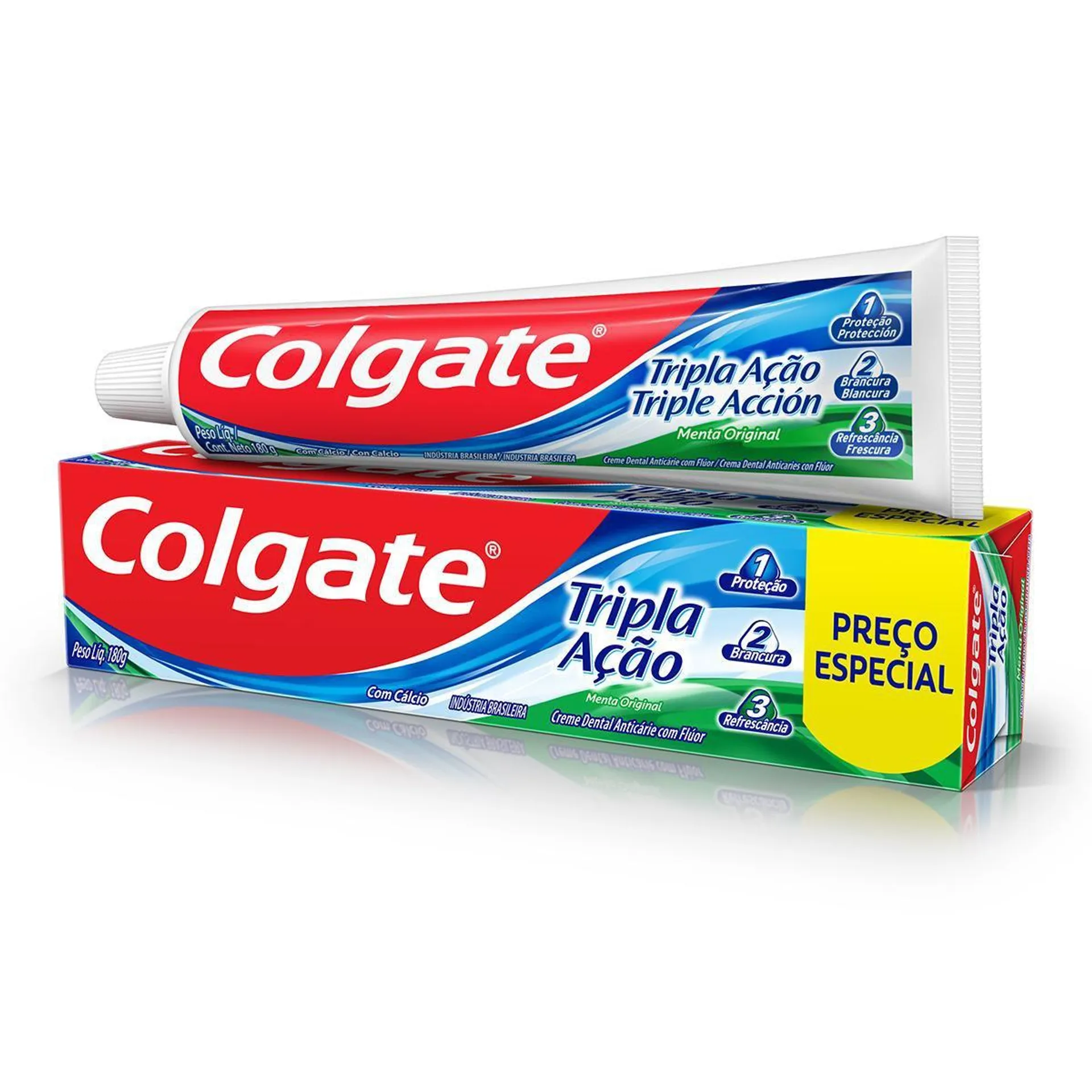 Creme Dental Colgate Tripla Ação Menta Original 180g