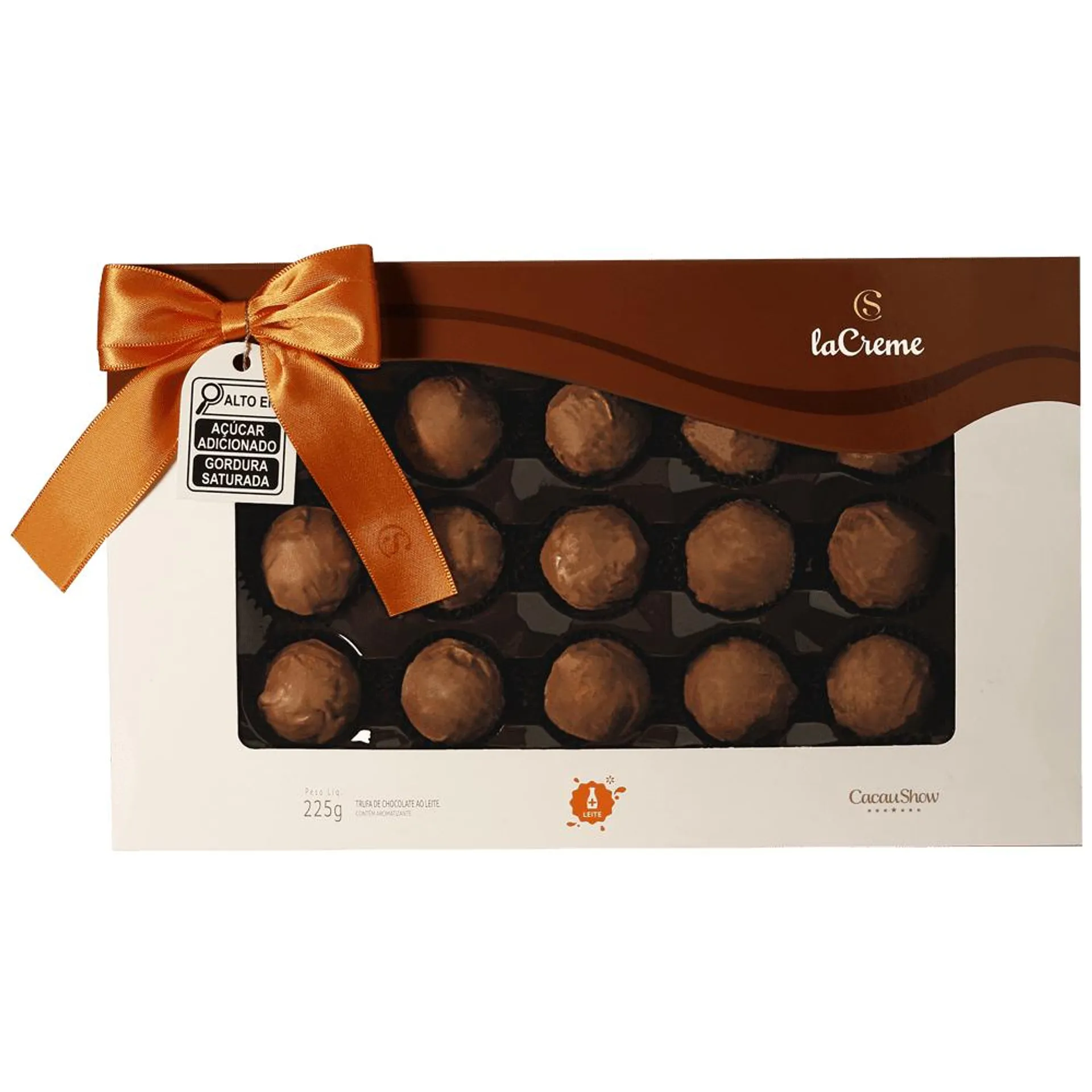 Caixa de Trufas laCreme ao Leite 225g