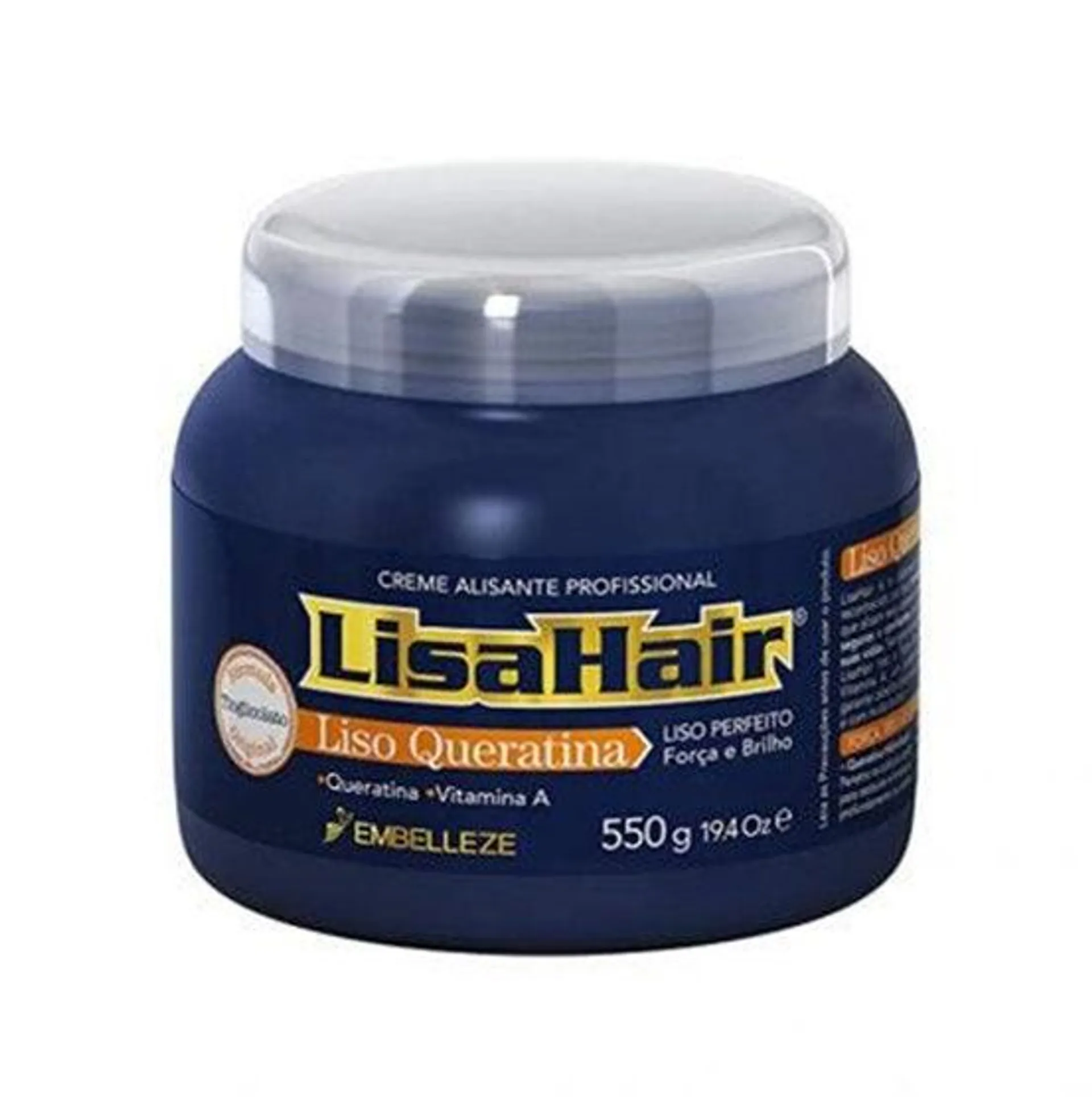 Creme De Alisamento Lisa Hair Lanolina 550G