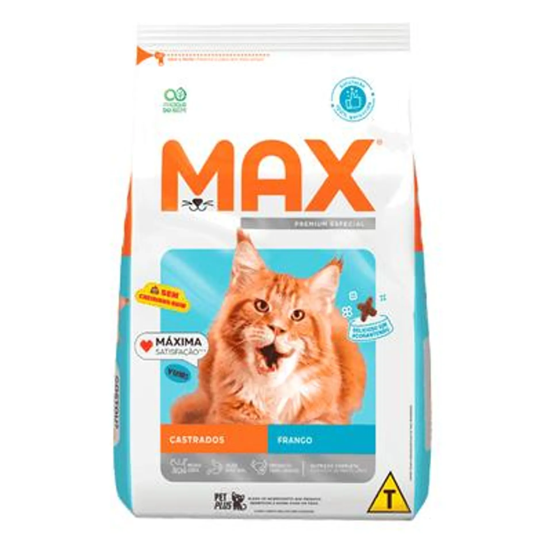 Ração Max para Gatos Castrados Frango 1 kg