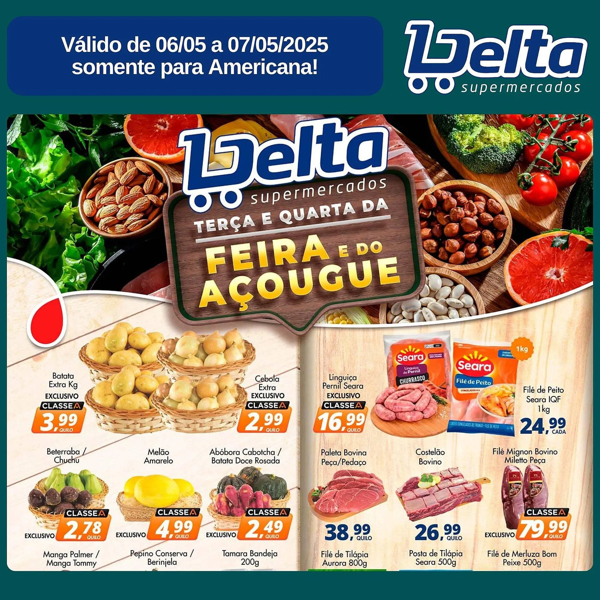 Encarte de Catálogo Delta Supermercados 6 de maio até 7 de maio 2025 - Pagina 1