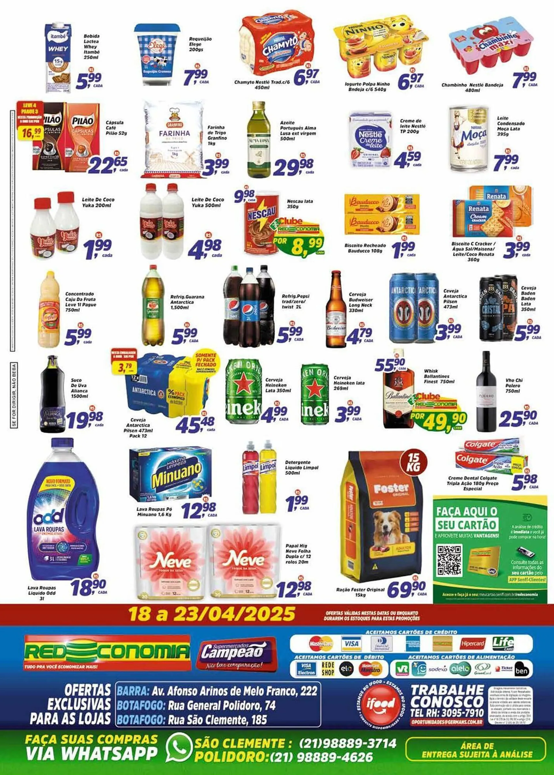 Encarte de Catálogo Supermercados Campeão 18 de abril até 23 de abril 2025 - Pagina 2