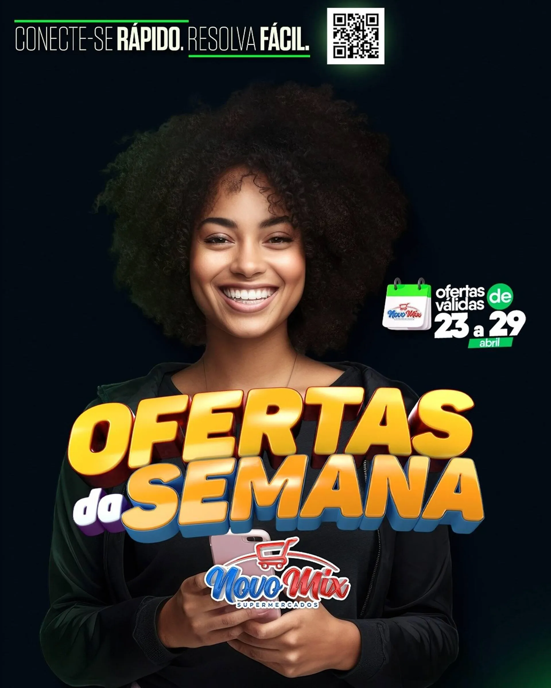 Encarte de Catálogo Novo Mix 23 de abril até 29 de abril 2025 - Pagina 1