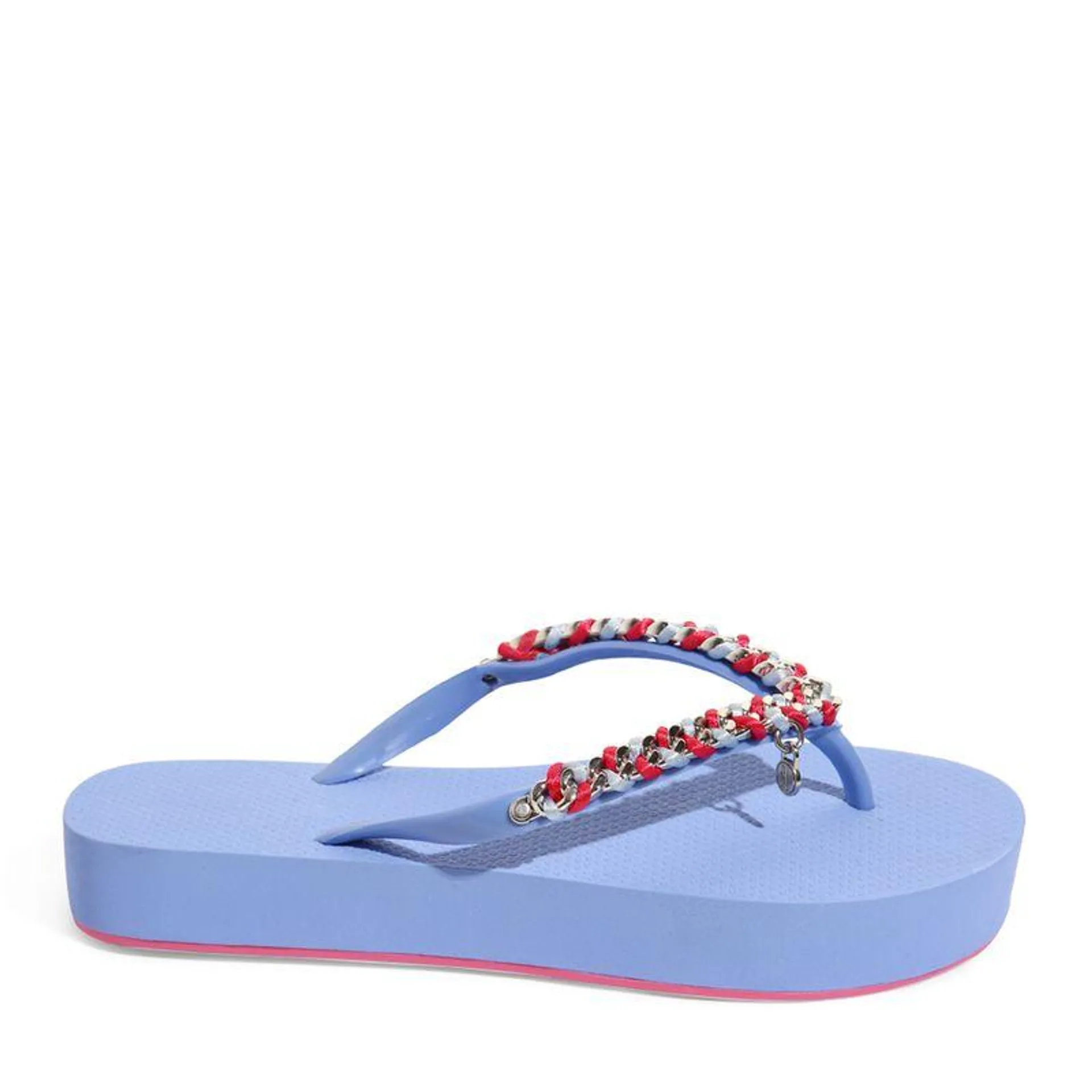 Flip Flop Borracha Azul Maresia