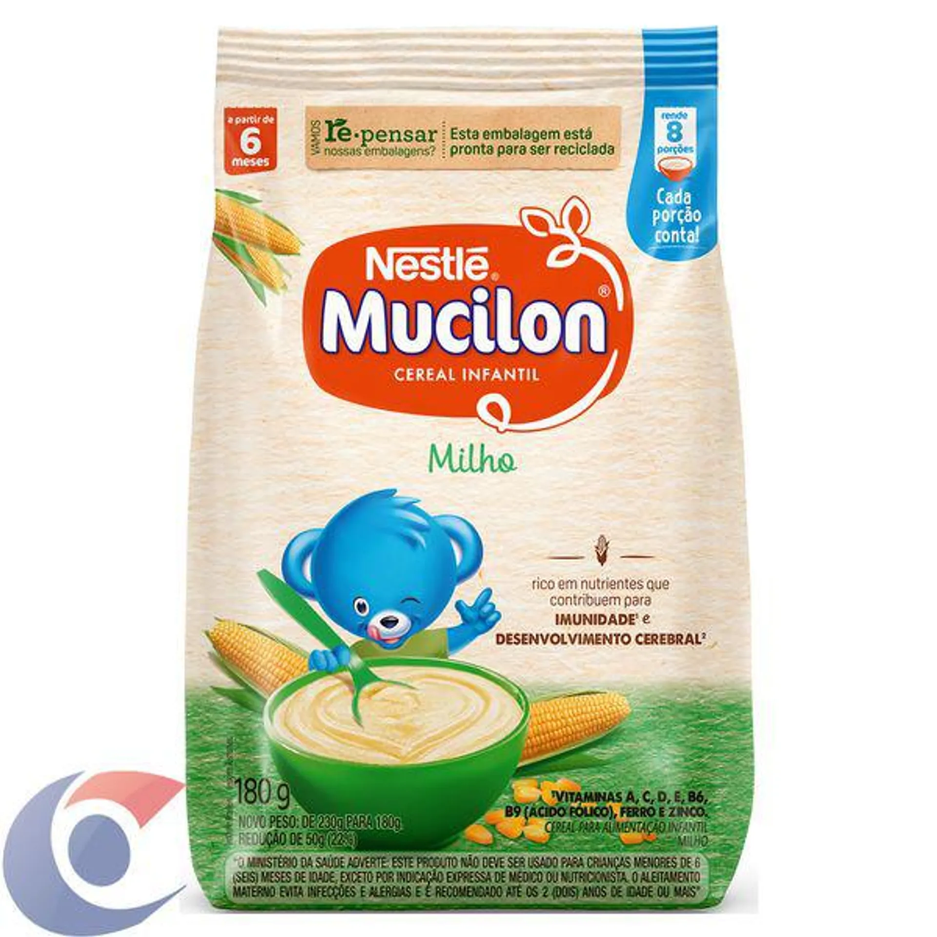 Cereal Infantil Mucilon Milho 180g