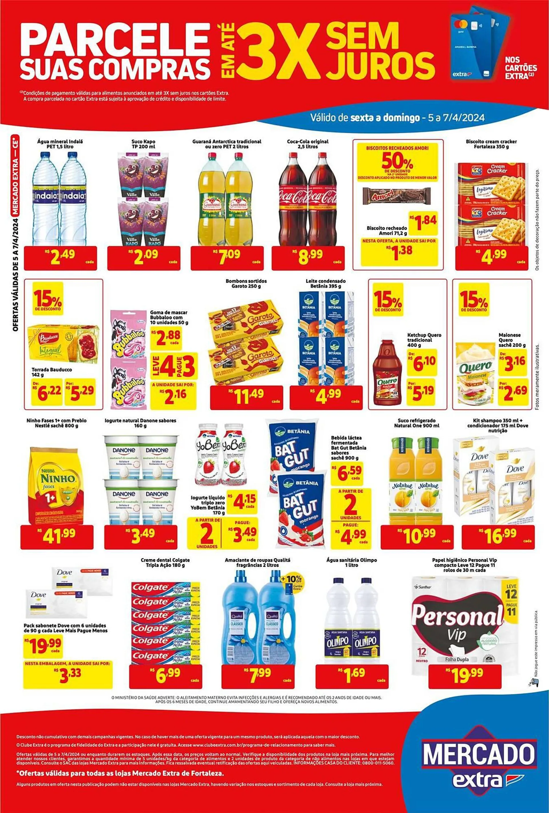 Encarte de Catálogo Mercado Extra 5 de abril até 7 de abril 2024 - Pagina 2