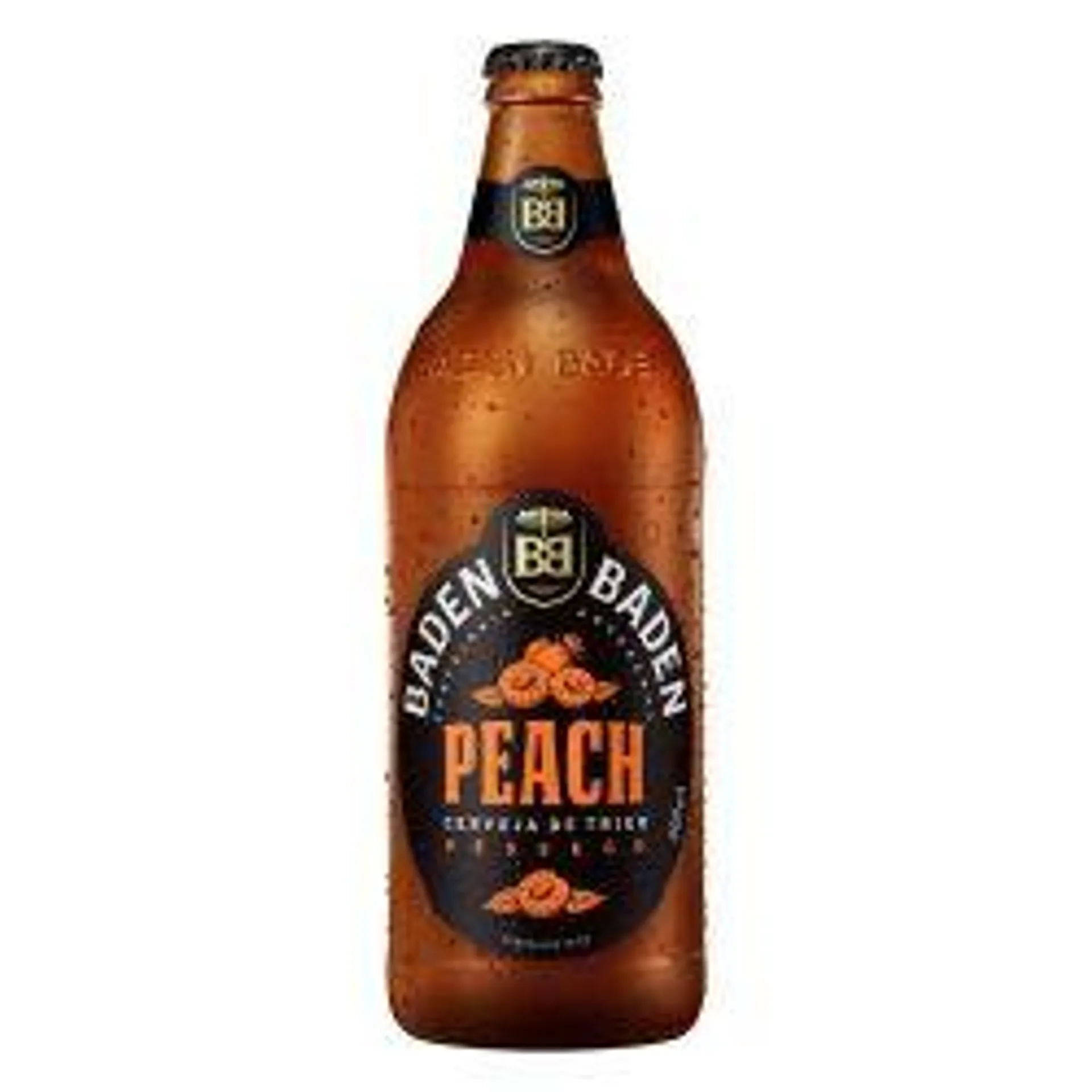 Cerveja De Trigo Peach Pêssego Baden Baden Garrafa 600ml