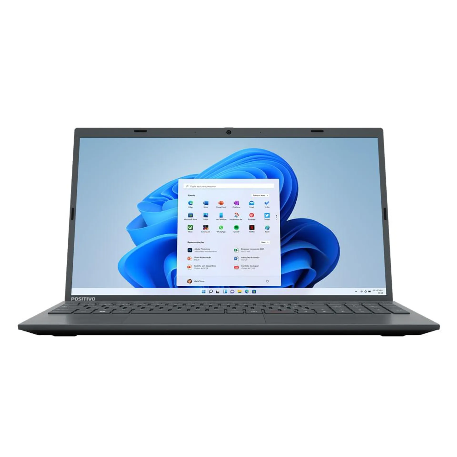 Notebook Positivo Motion Gray C4500g-15 Intel® Celeron® Dual Core Windows 11 Home 15.6&#039&#039 - Cinza