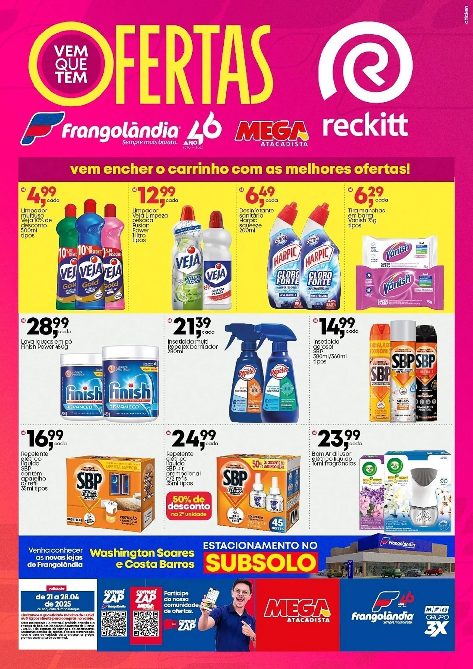 Encarte de Ofertas Frangolândia 21 de abril até 28 de abril 2025 - Pagina 2