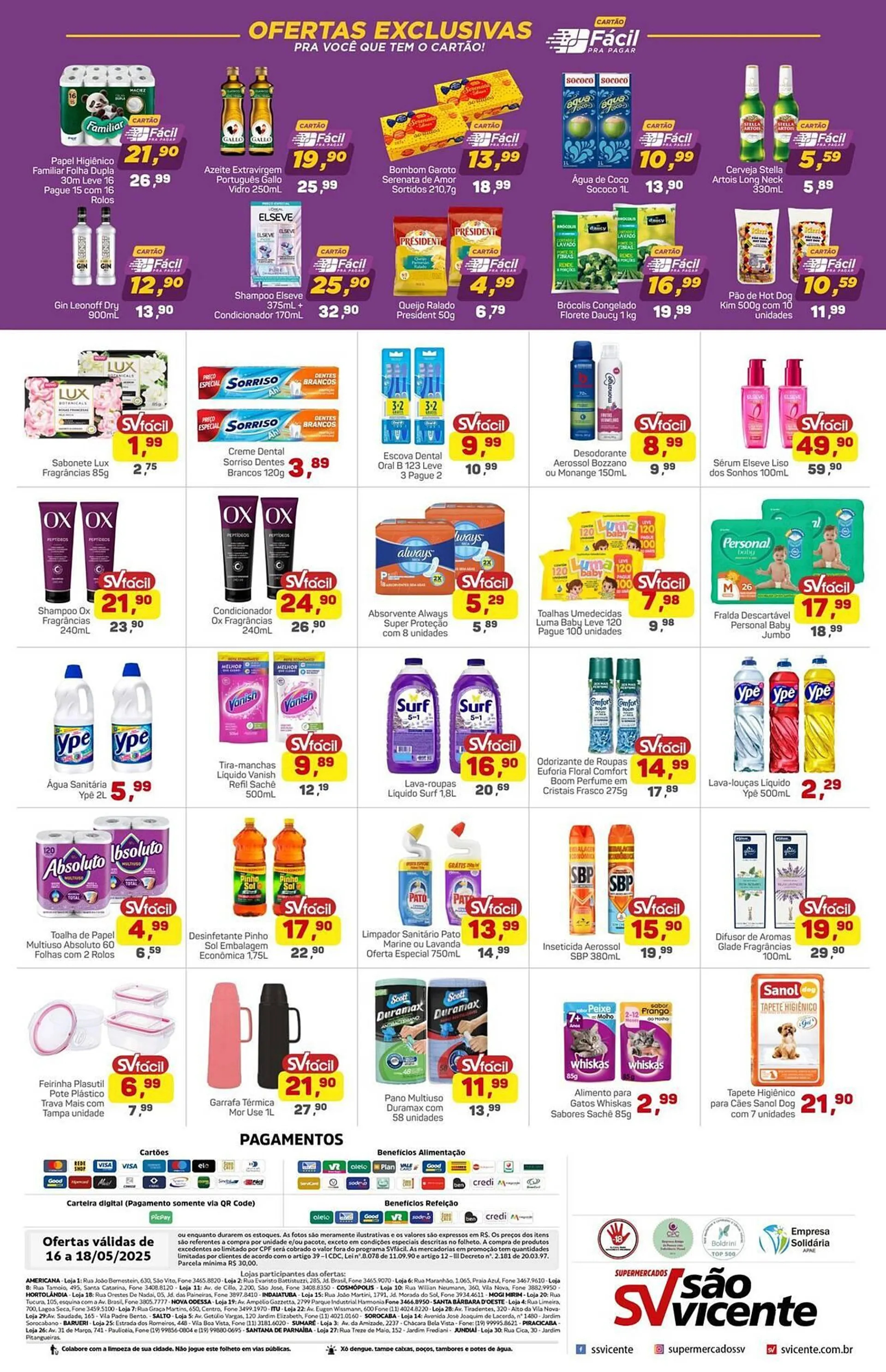 Encarte de Catálogo Supermercados São Vicente 16 de maio até 18 de maio 2025 - Pagina 4