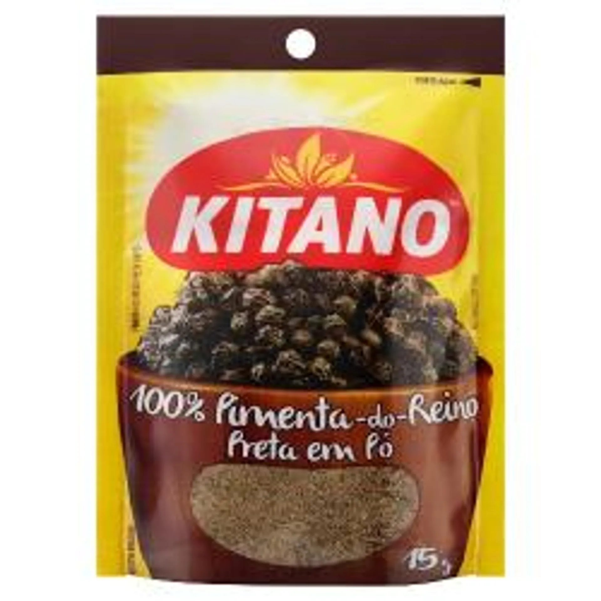 Pimenta-do-reino Em Pó Preta Kitano Pacote 15g