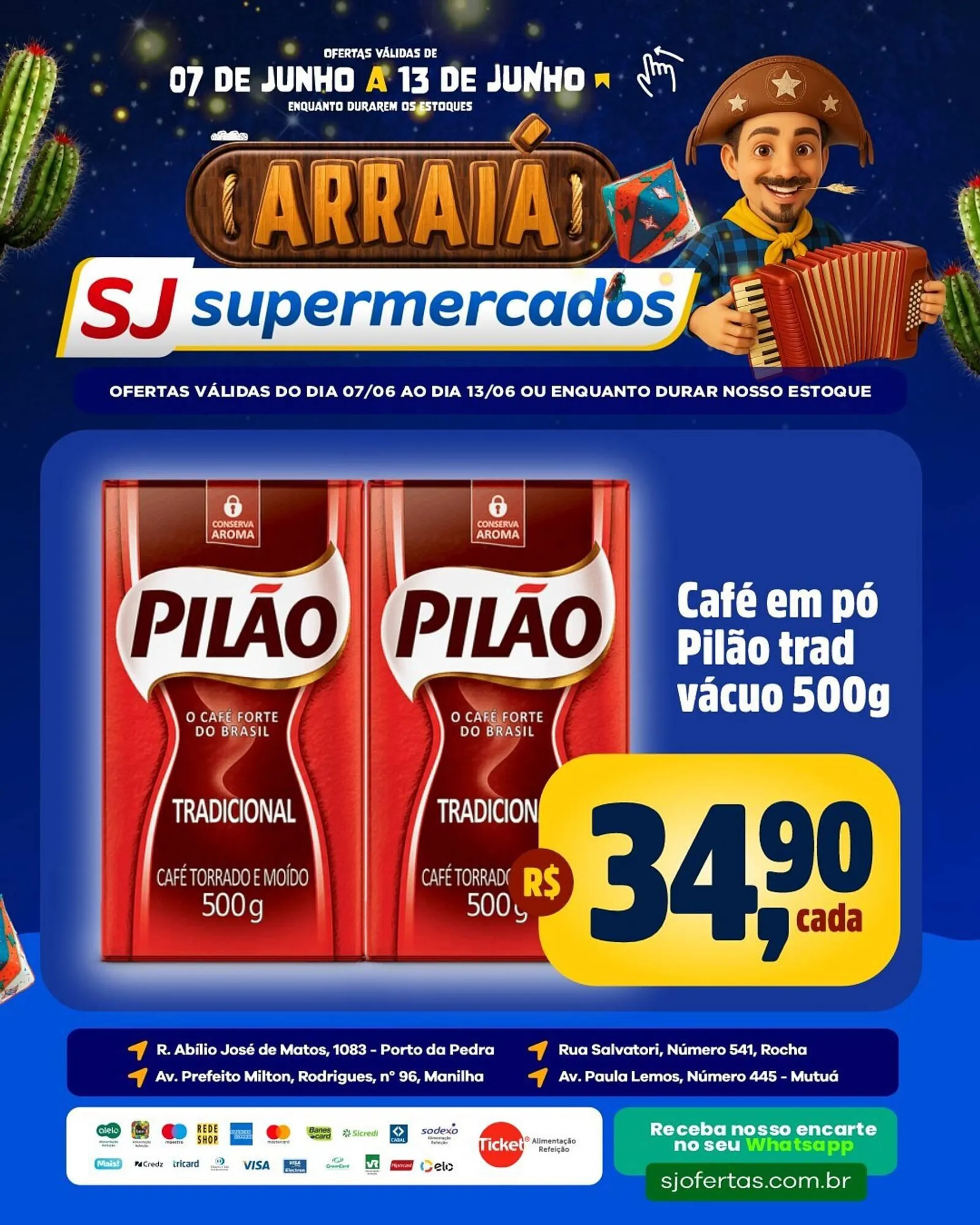 Encarte de Catálogo Sj Supermercados 7 de junho até 13 de junho 2025 - Pagina 5
