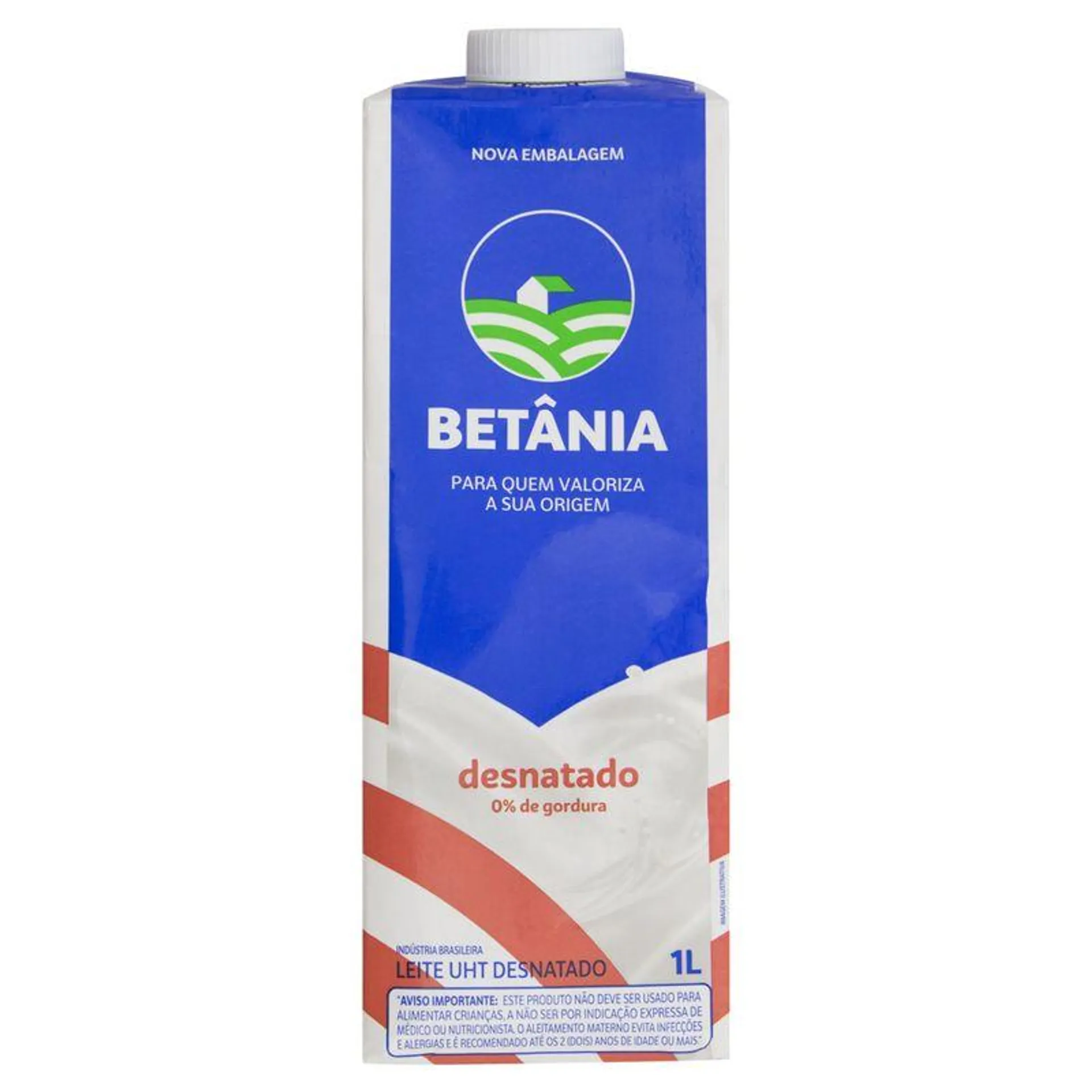 Leite Uht Betânia Desnatado Vitaminas 1l