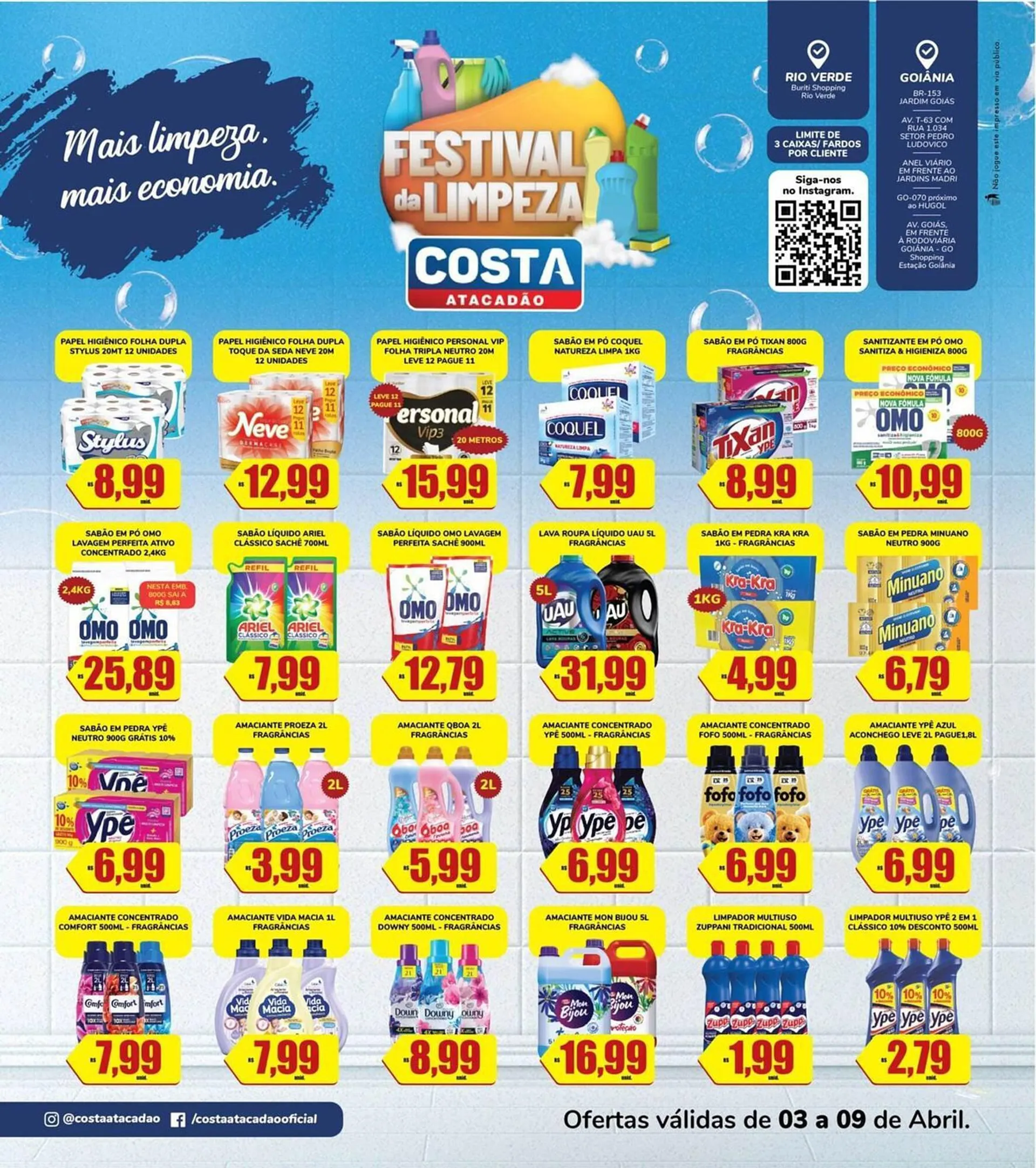 Encarte de Catálogo Costa Atacadão 4 de abril até 9 de abril 2024 - Pagina 1