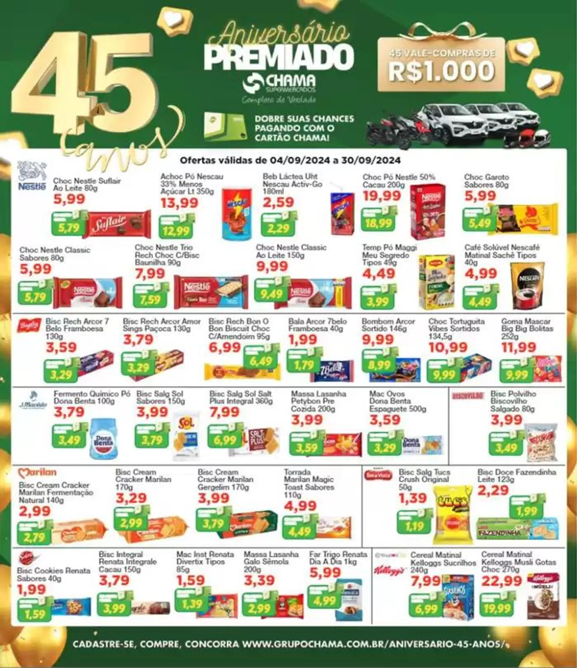 Encarte de Revista de Ofertas de Aniversário 45 Anos 17 de setembro até 30 de setembro 2024 - Pagina 12