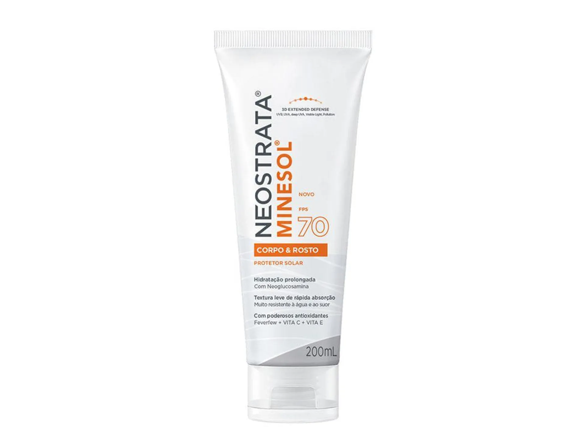 Protetor Solar Neostrata Minesol Corpo e Rosto FPS70 200ml
